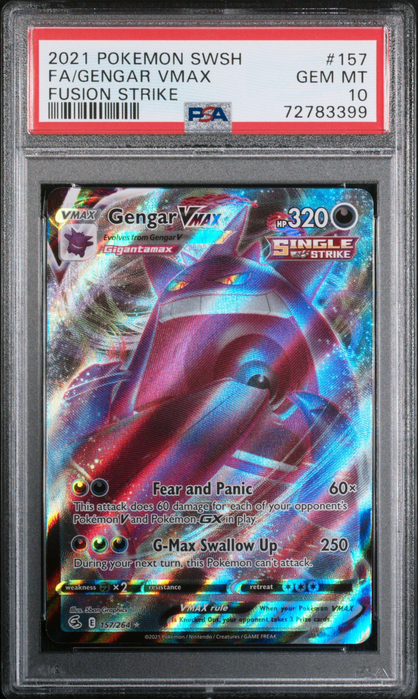 2021 Pokemon Sword & Shield Fusion Strike 157 Full Art