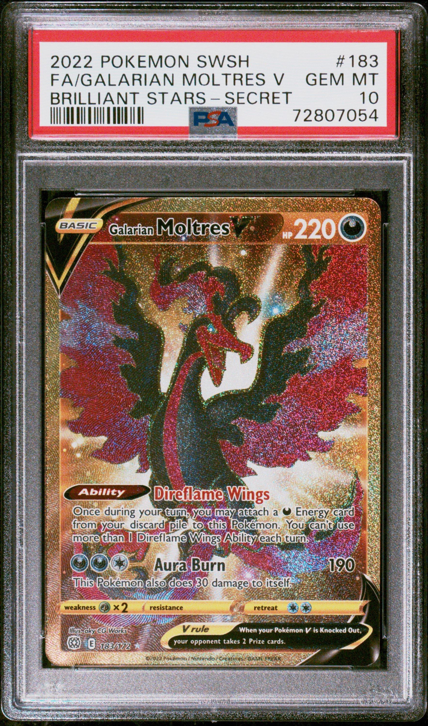2022 Pokemon Sword & Shield Brilliant Stars 183 Full Art/galarian