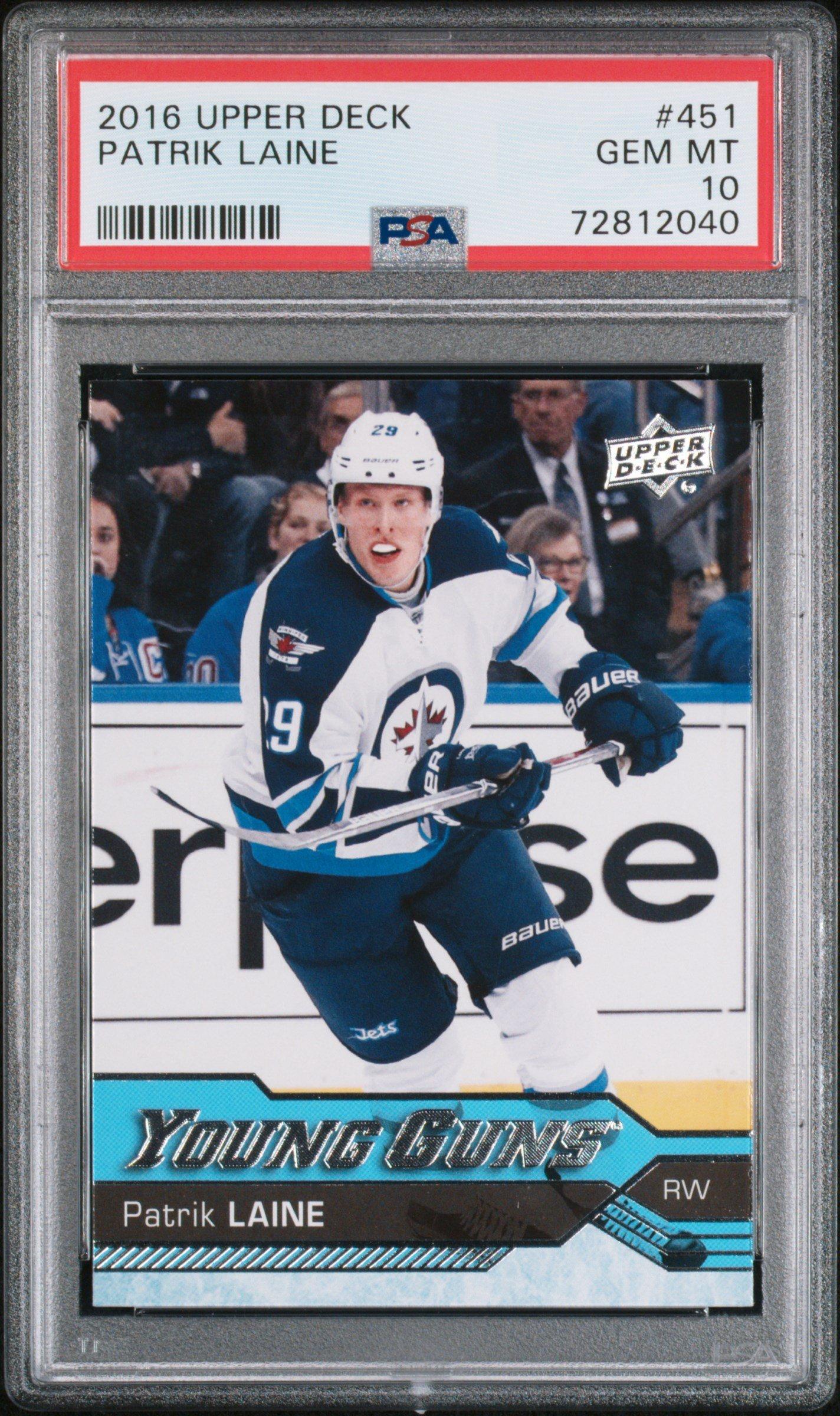 2016 Upper Deck 451 Patrik Laine PSA 10