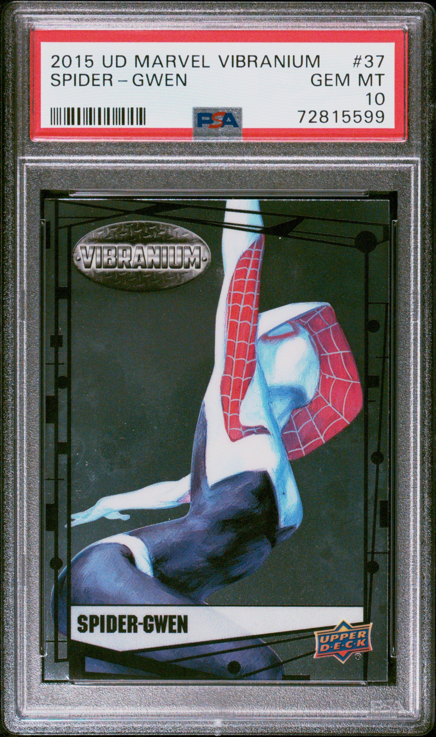 2015 Upper Deck Marvel Vibranium 37 Spider-gwen PSA