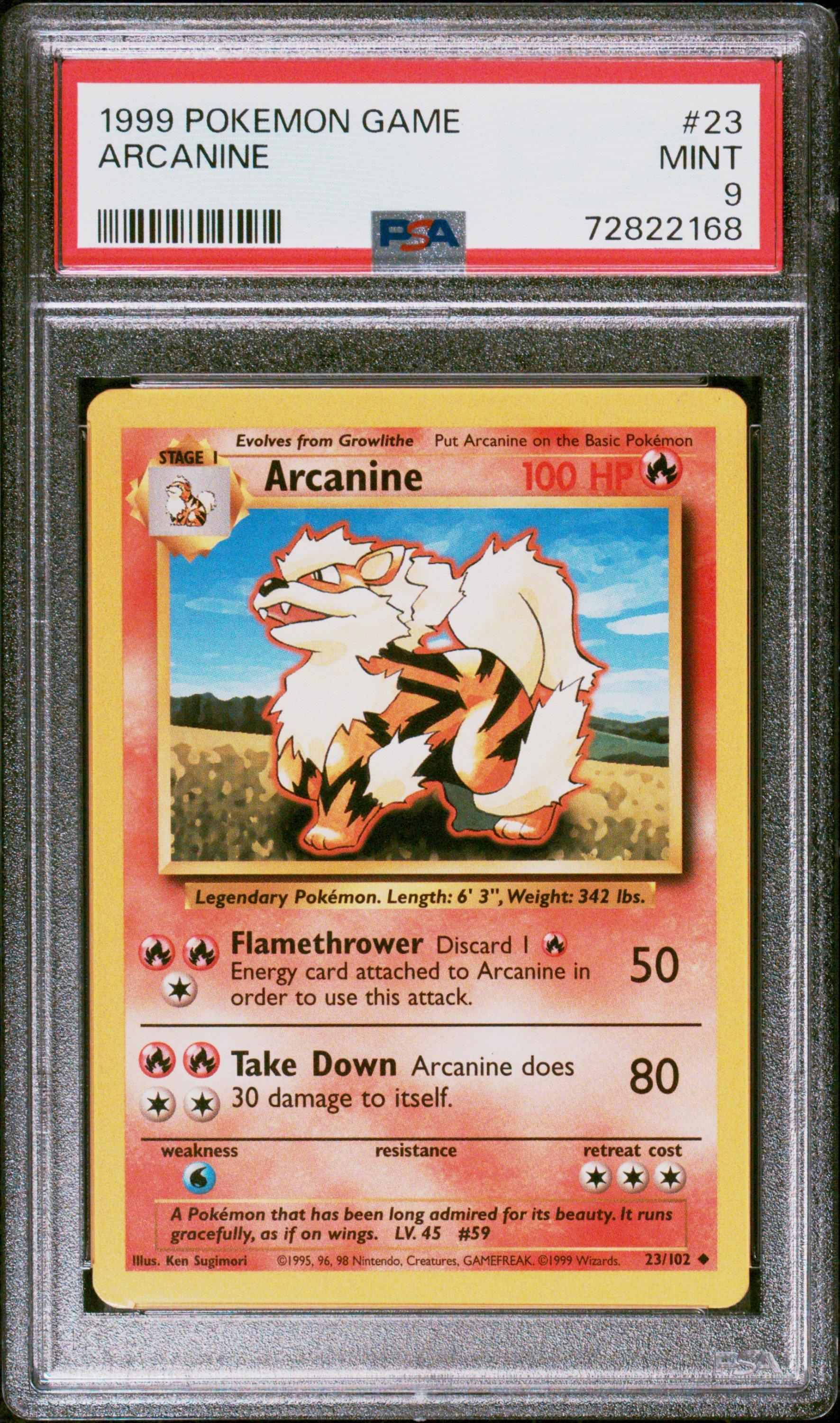 1995 arcanine pokemon card value Blaine's Arcanine, one of my favourites : r/PokemonTCG Colorless Rule arcanine pokemon card 23/102 Arcanine  Neo Destiny Unlimited Type Blaine's Arcanine 1/132 Holo Rare