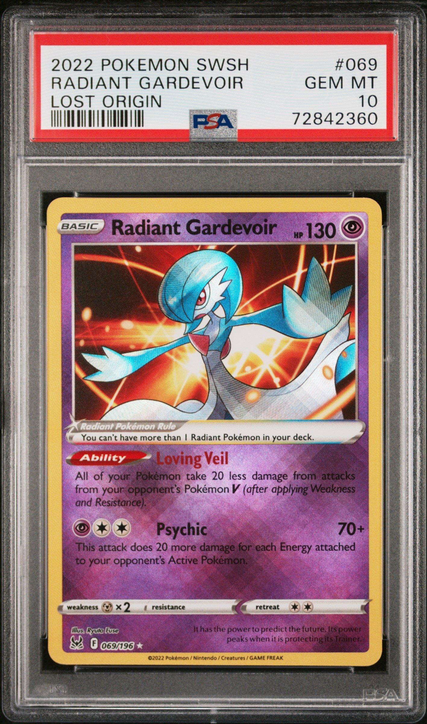 pokemon card 069 196 radiant gardevoir 069/196 - lost origin You cant have more than 1 Radiant Pokmon in your deck Radiant Gardevoir #69 Prices |