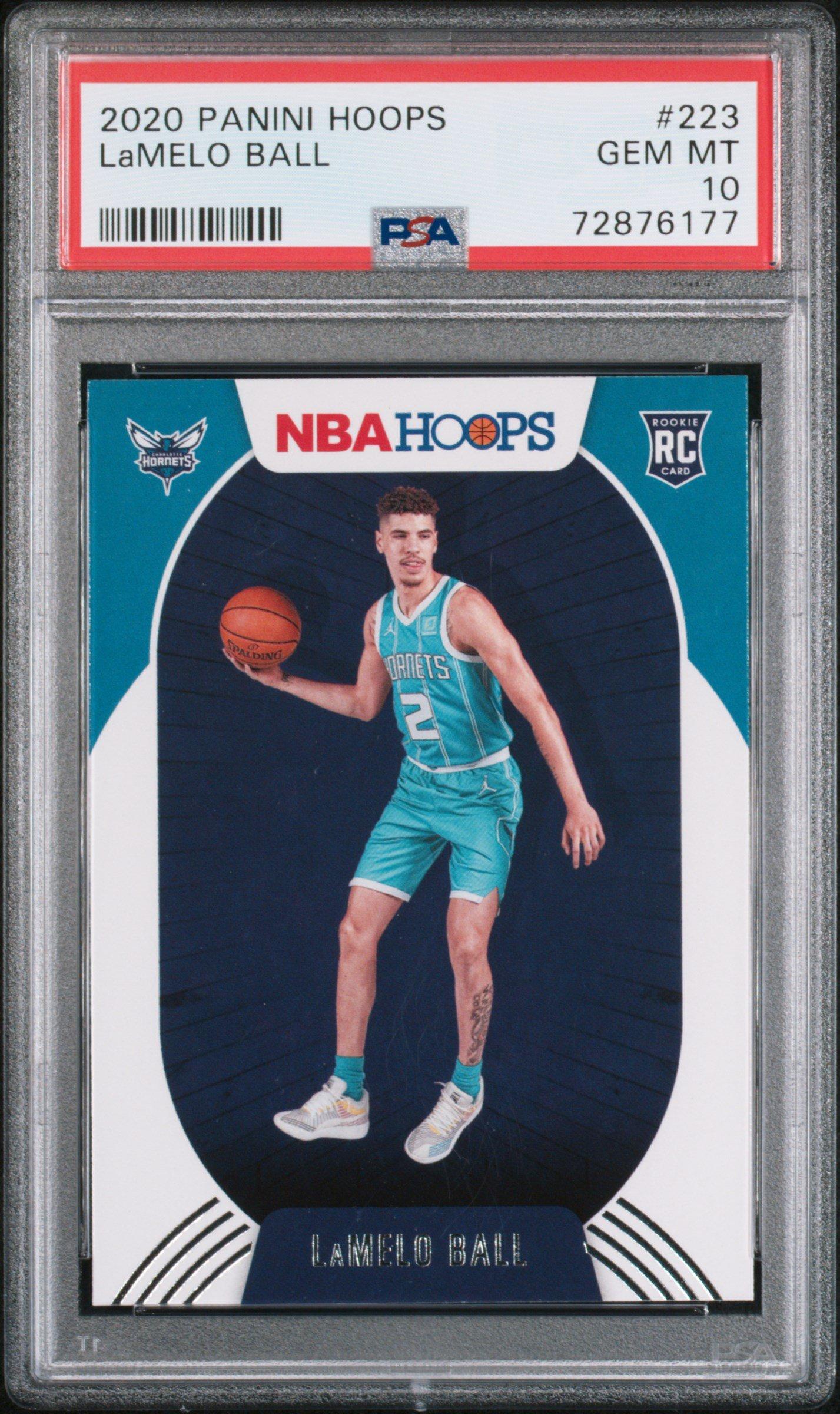 2020 Panini Hoops 223 Lamelo Ball PSA 10