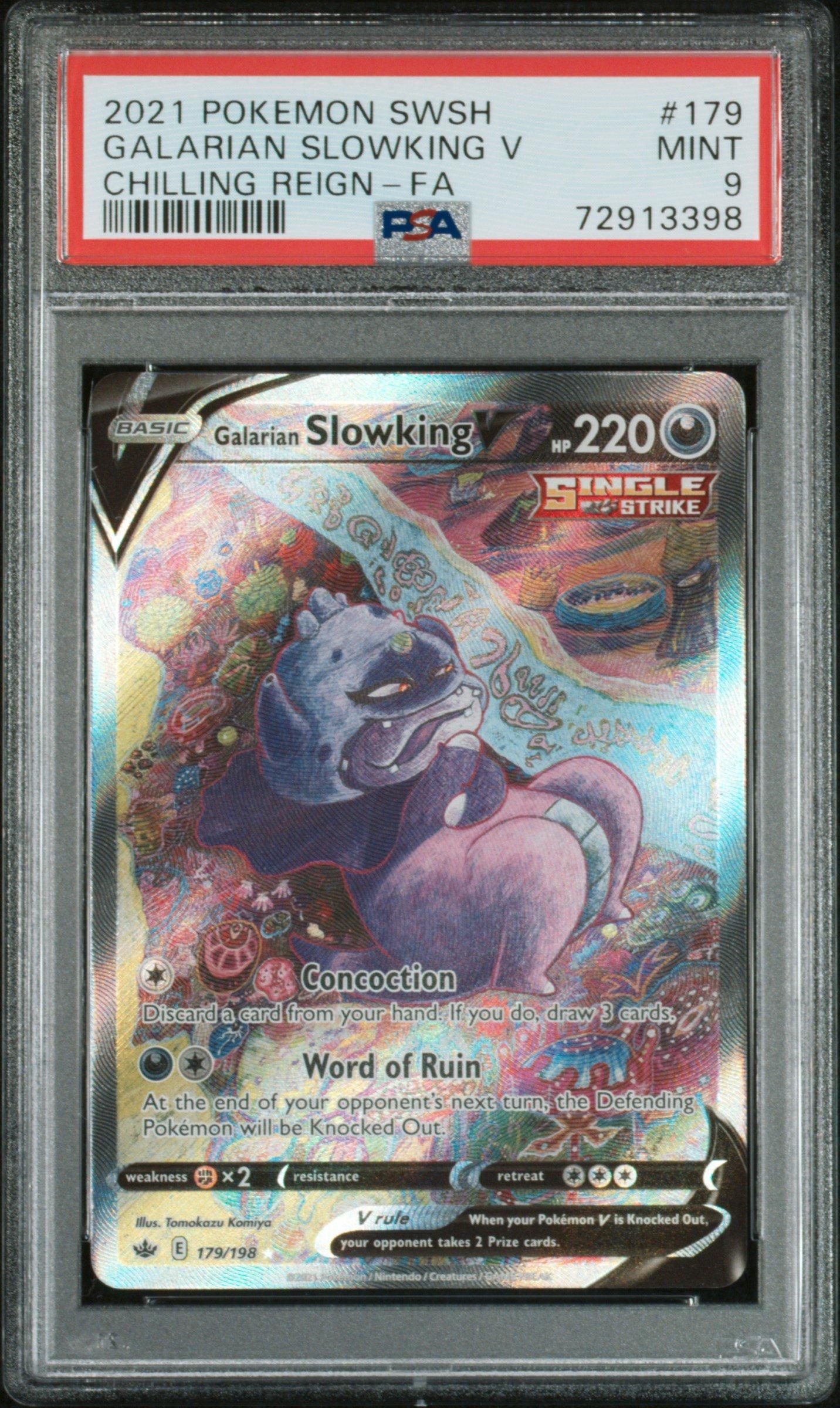 2021 Pokemon Sword & Shield Chilling Reign 179 Full Art/galarian