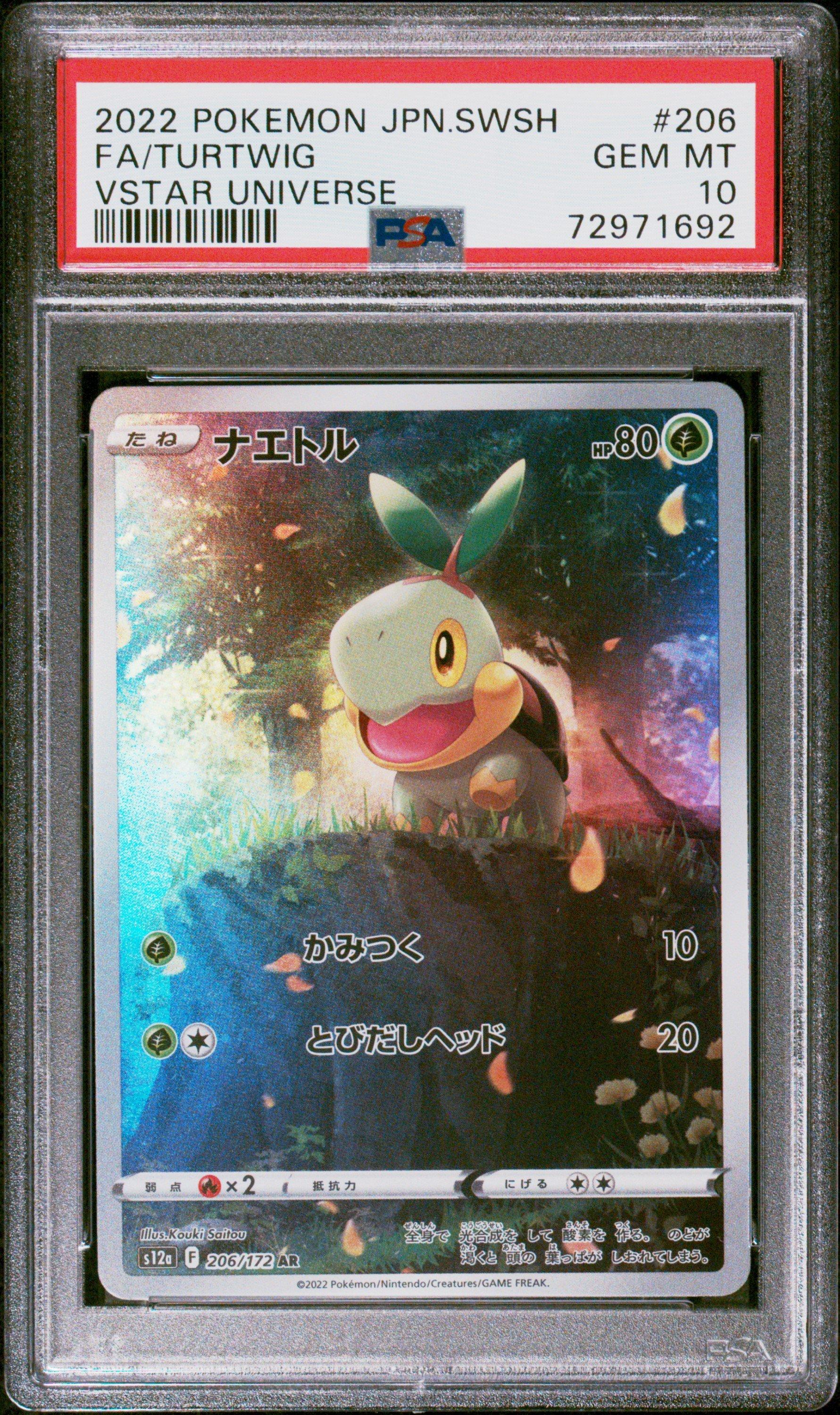 2022 Pokemon Japanese Sword & Shield Vstar Universe 206 Full Art