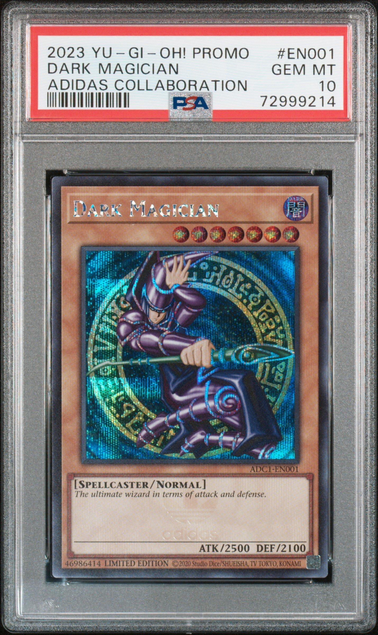 遊戯王　PSA7 ブラックマジシャン アディダス　コラボ ADC1-EN001 2023 Yu-gi-oh! Promo En001 Dark Magician Adidas Collaboration PSA