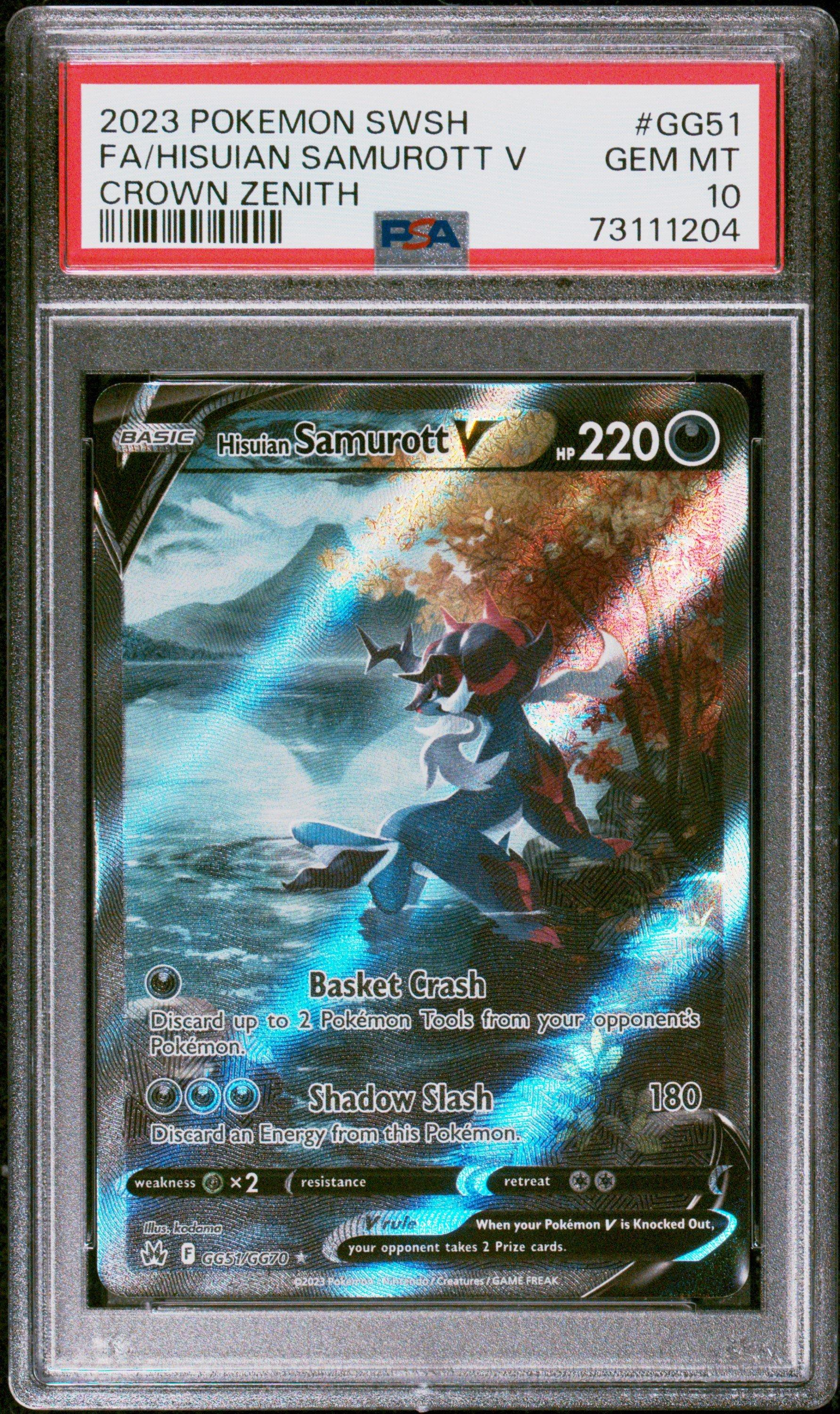 2023 Pokemon Sword And Shield Crown Zenith Gg51 Full Art/hisuian