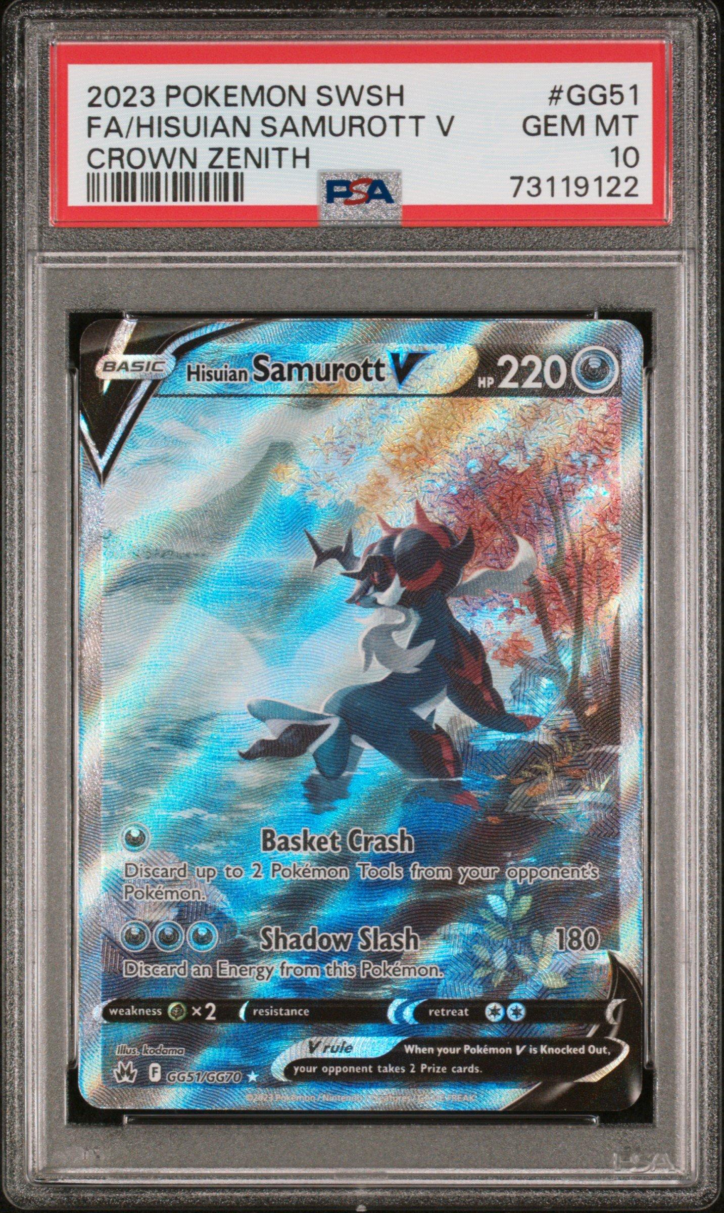pokemon card poliwag Pokemon Card Crown Zenith Galarian Gallery GG52/GG70 Hisuian Samurott –  Brokenvase Games main image 0