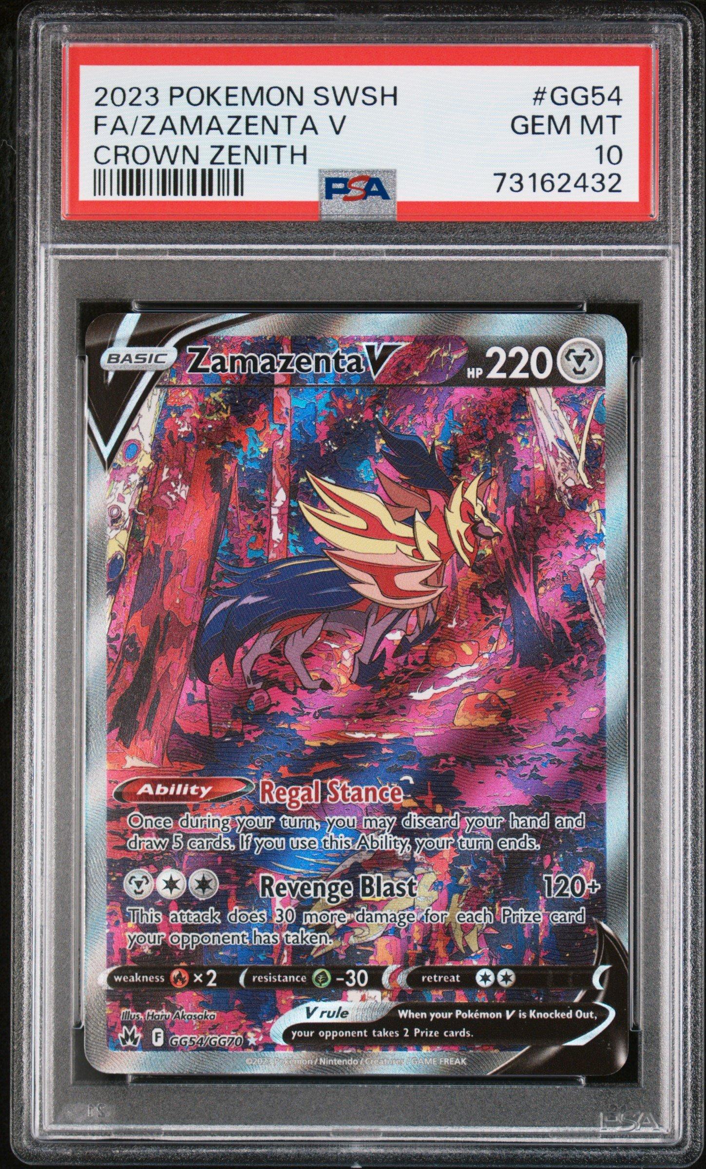 2023 Pokemon Sword And Shield Crown Zenith Gg54 Full Art/zamazenta