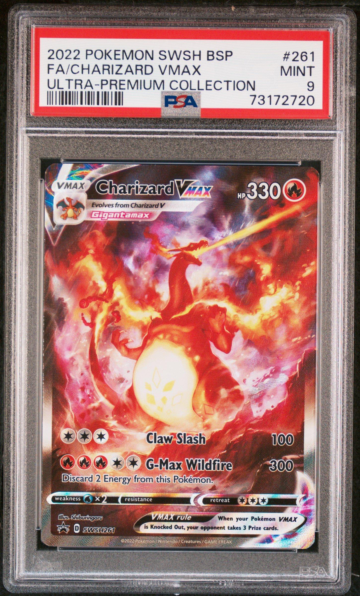 2022 Pokemon Swsh Black Star Promo 261 Full Art/charizard Vmax