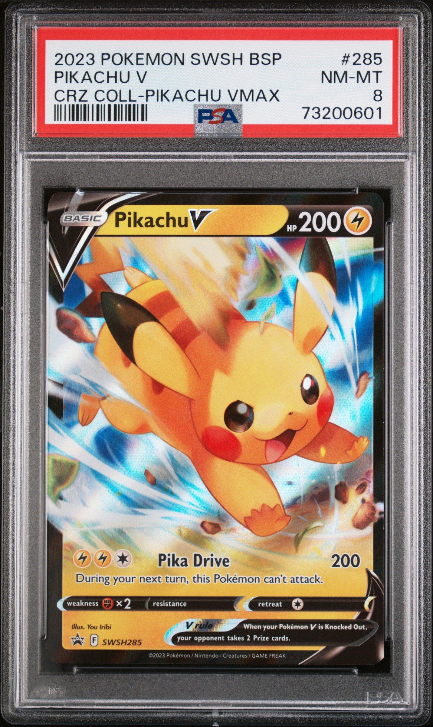 2023 Pokemon Swsh Black Star Promo 285 Pikachu V Crown Zenith