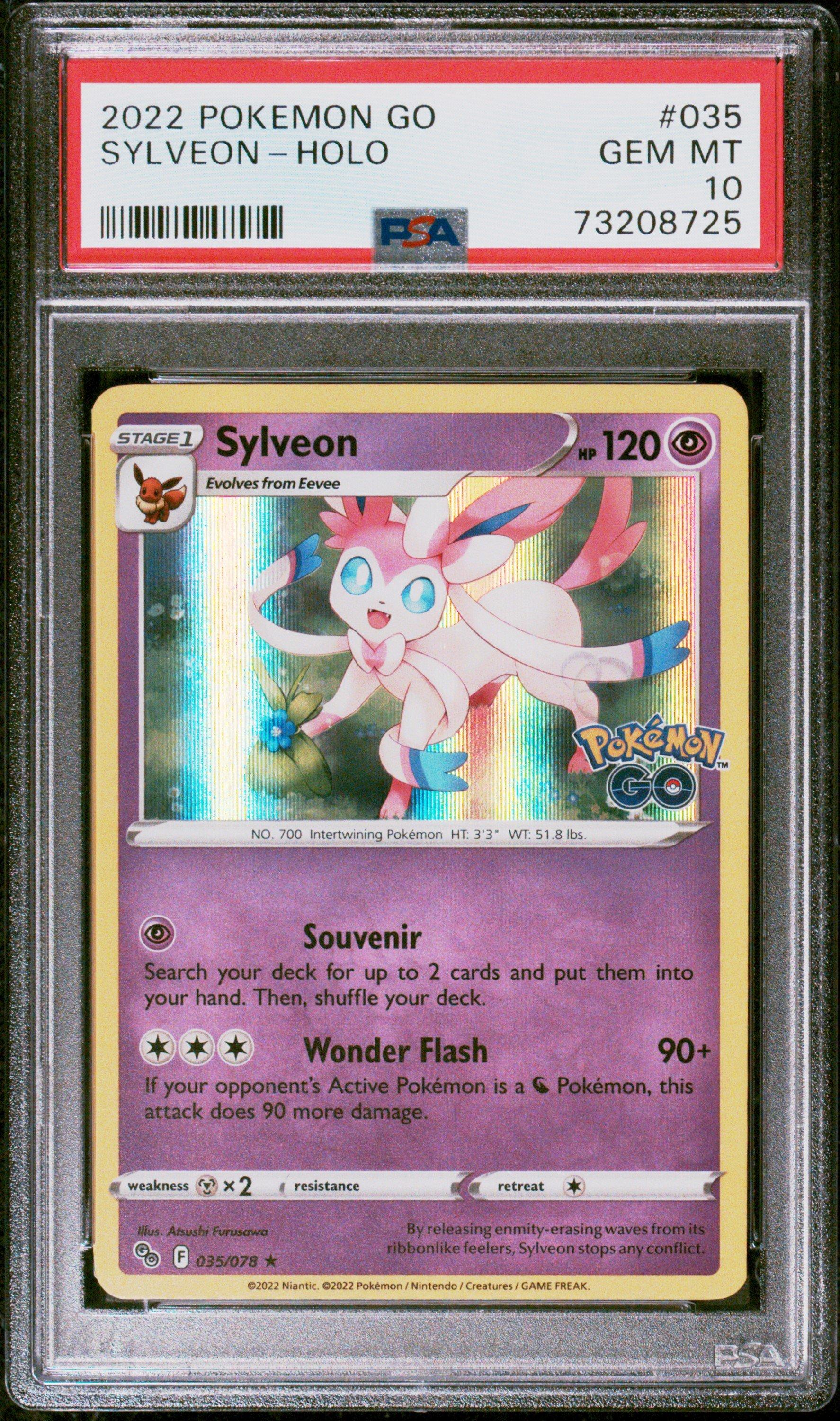 2022 Pokemon Go 035 Sylveon-holo PSA 10