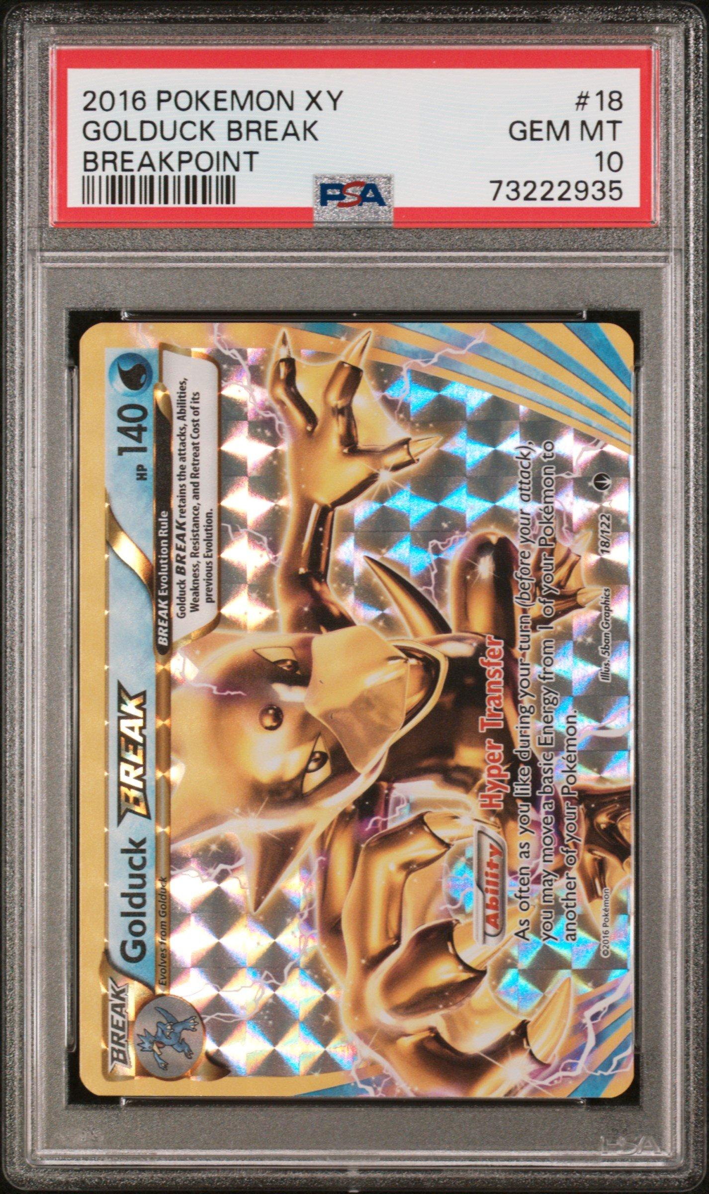 2016 Pokemon Xy Breakpoint 18 Golduck Break PSA 10 | GameStop
