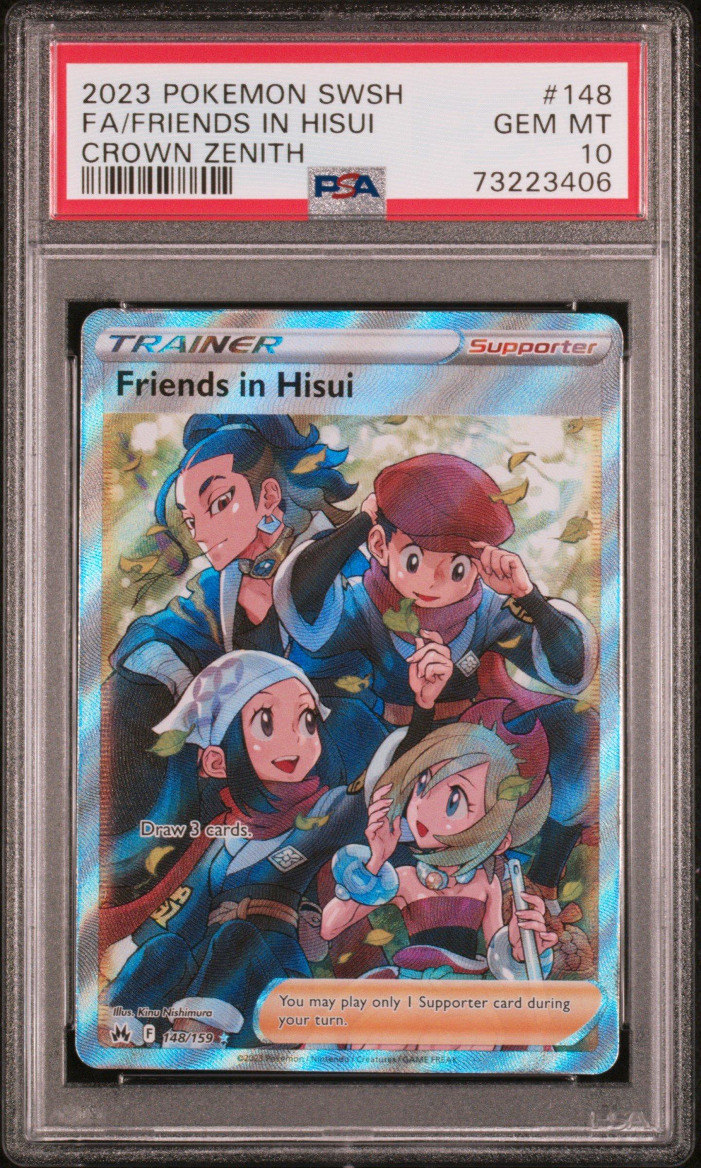2023 Pokemon Sword And Shield Crown Zenith 148 Full Art/friends In