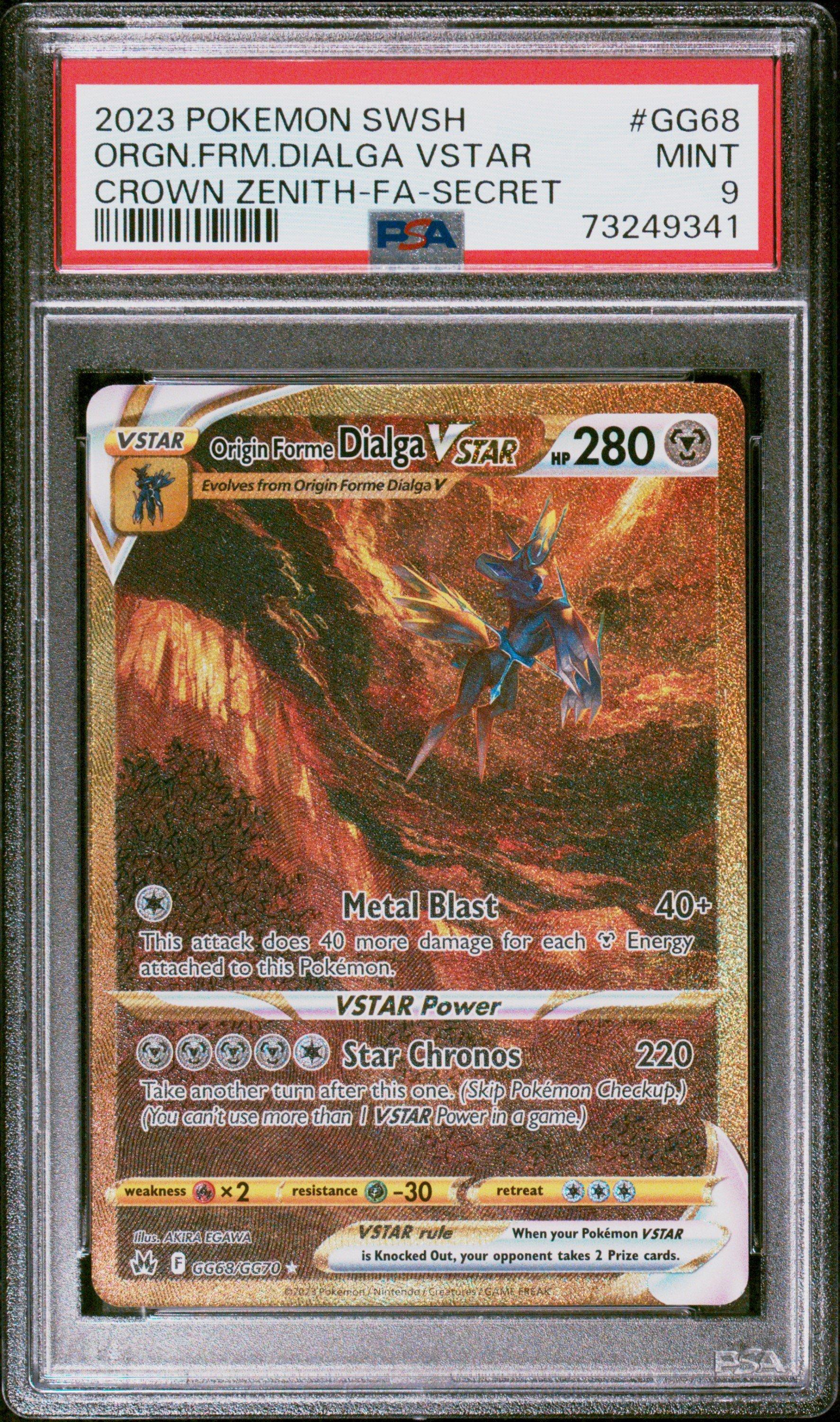2023 Pokemon Sword And Shield Crown Zenith Gg68 Full Art/origin