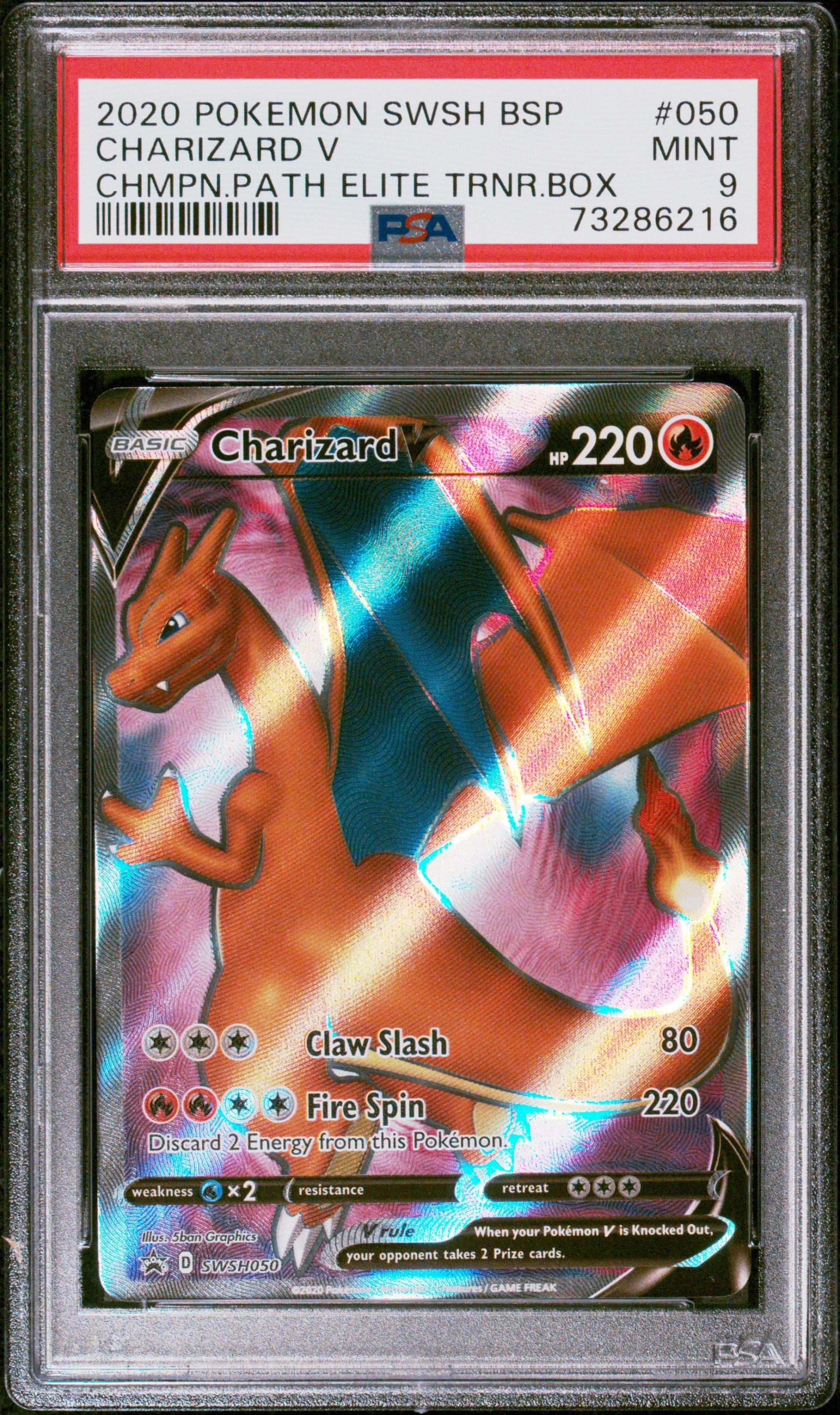 2020 Pokemon Swsh Black Star Promo 050 Charizard V Champion's Path