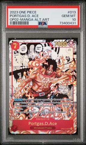 2022 One Piece Japanese Op02-paramount War 013 Portgas D