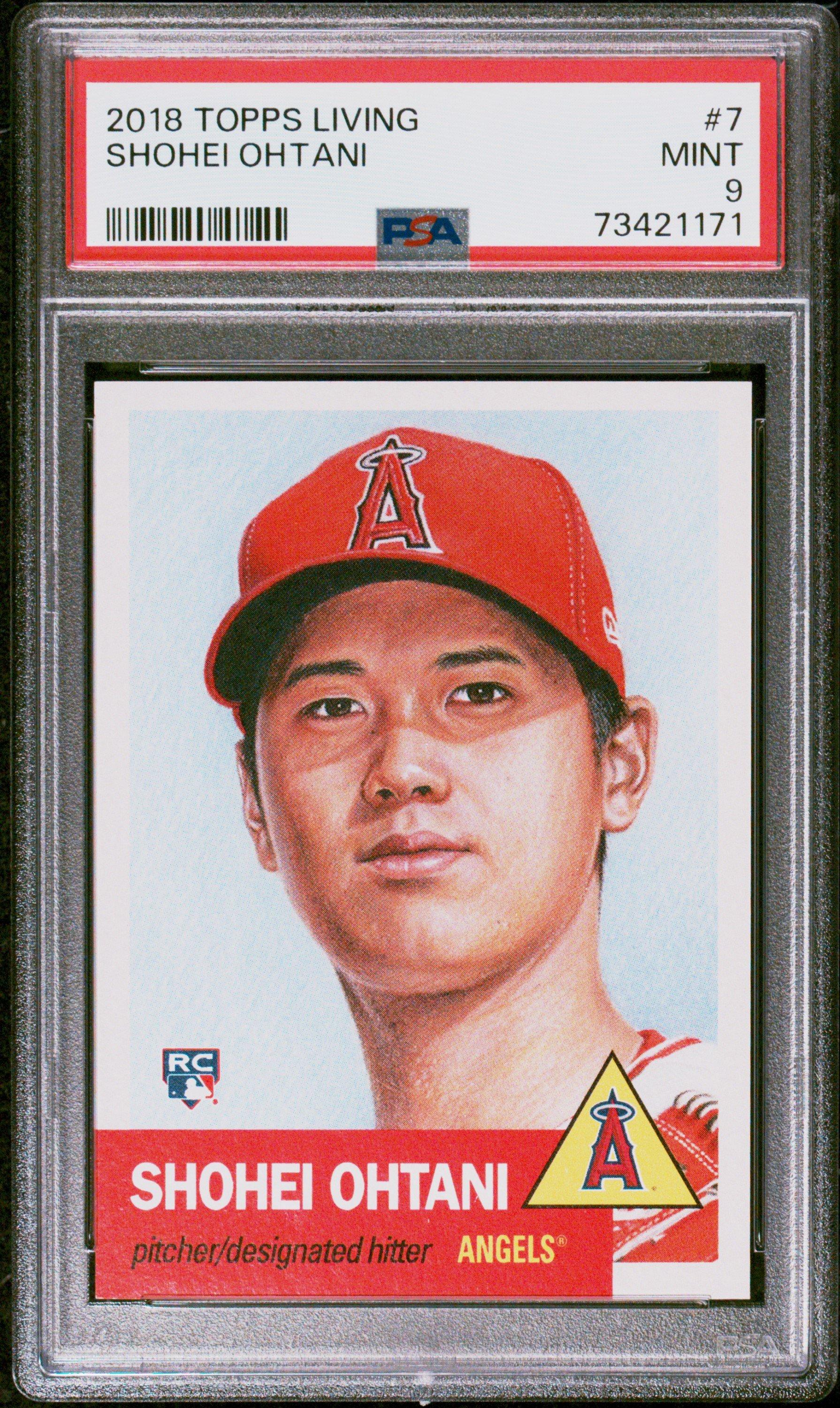 2018 Topps Living 7 Shohei Ohtani PSA 9 Graded Card | GameStop