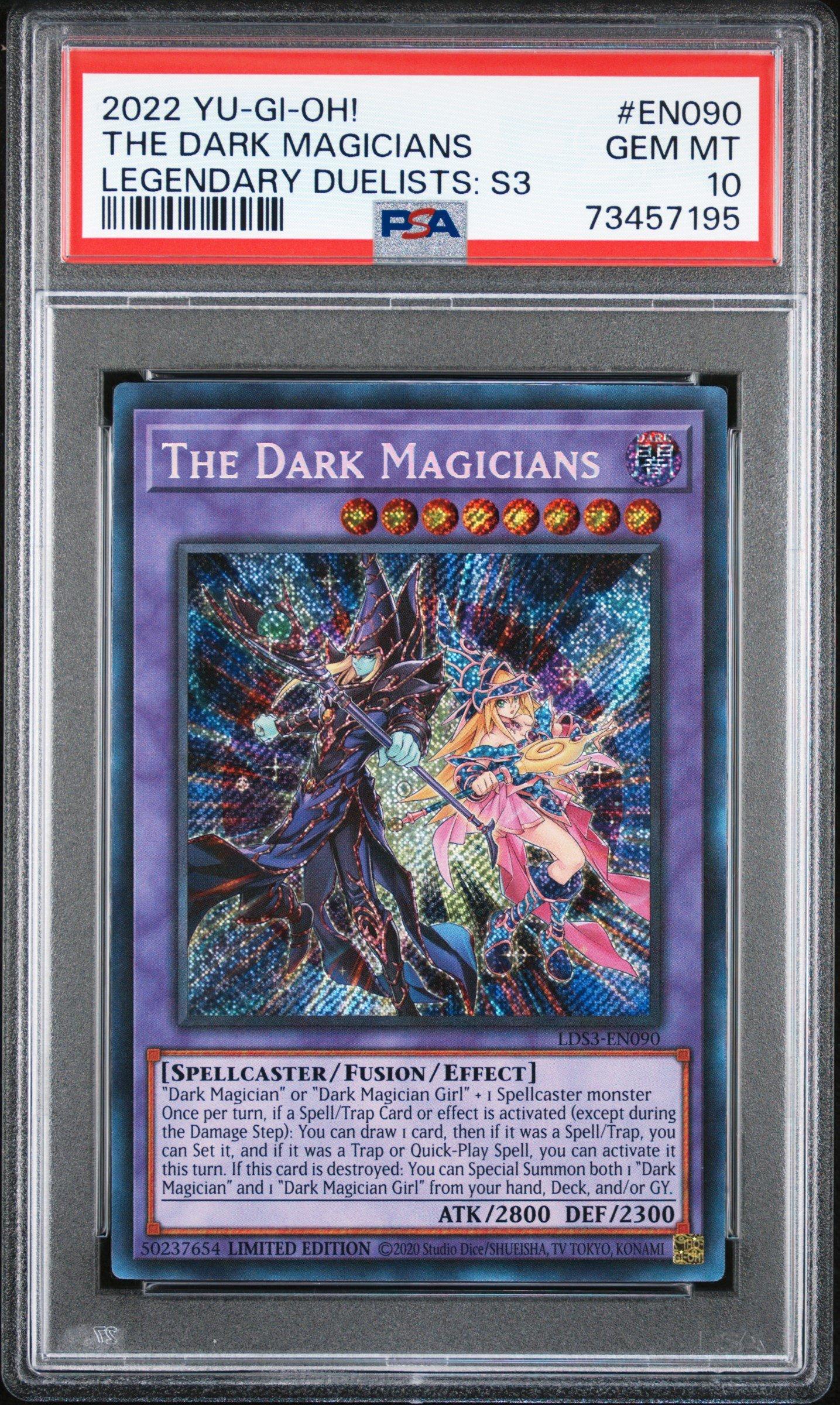 2022 Yu-gi-oh! Legendary Duelists: Season 3 En090 The Dark Magicians PSA 10