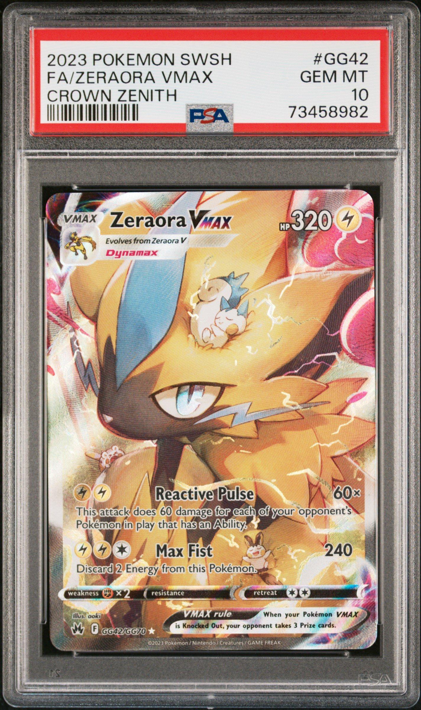 2023 Pokemon Sword And Shield Crown Zenith Gg42 Full Art/zeraora