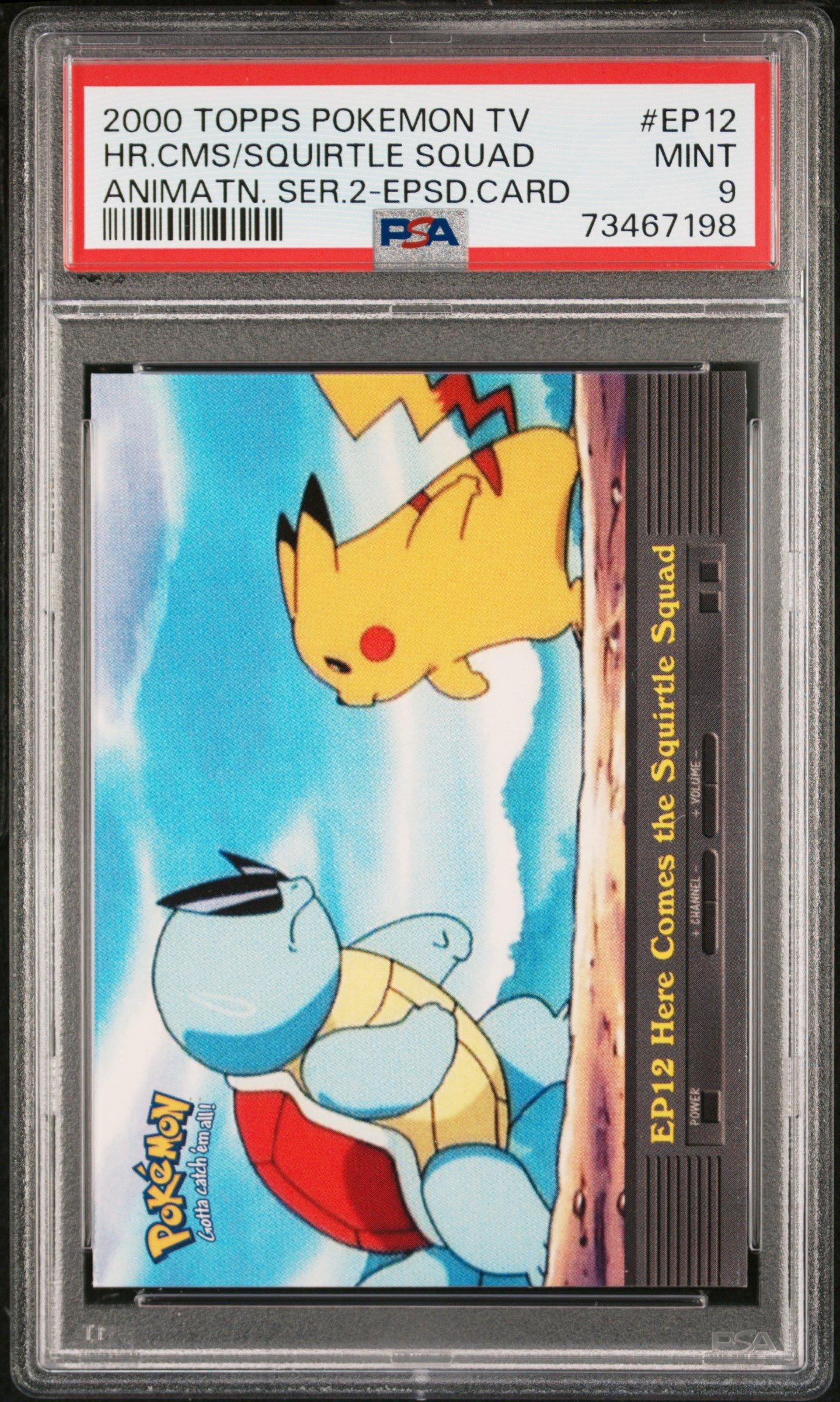 2000 Topps Pokemon Tv Animation Series 2 Episode Cards Ep12 Here Comes The  Squirtle Squad PSA 9 Graded Card | GameStop