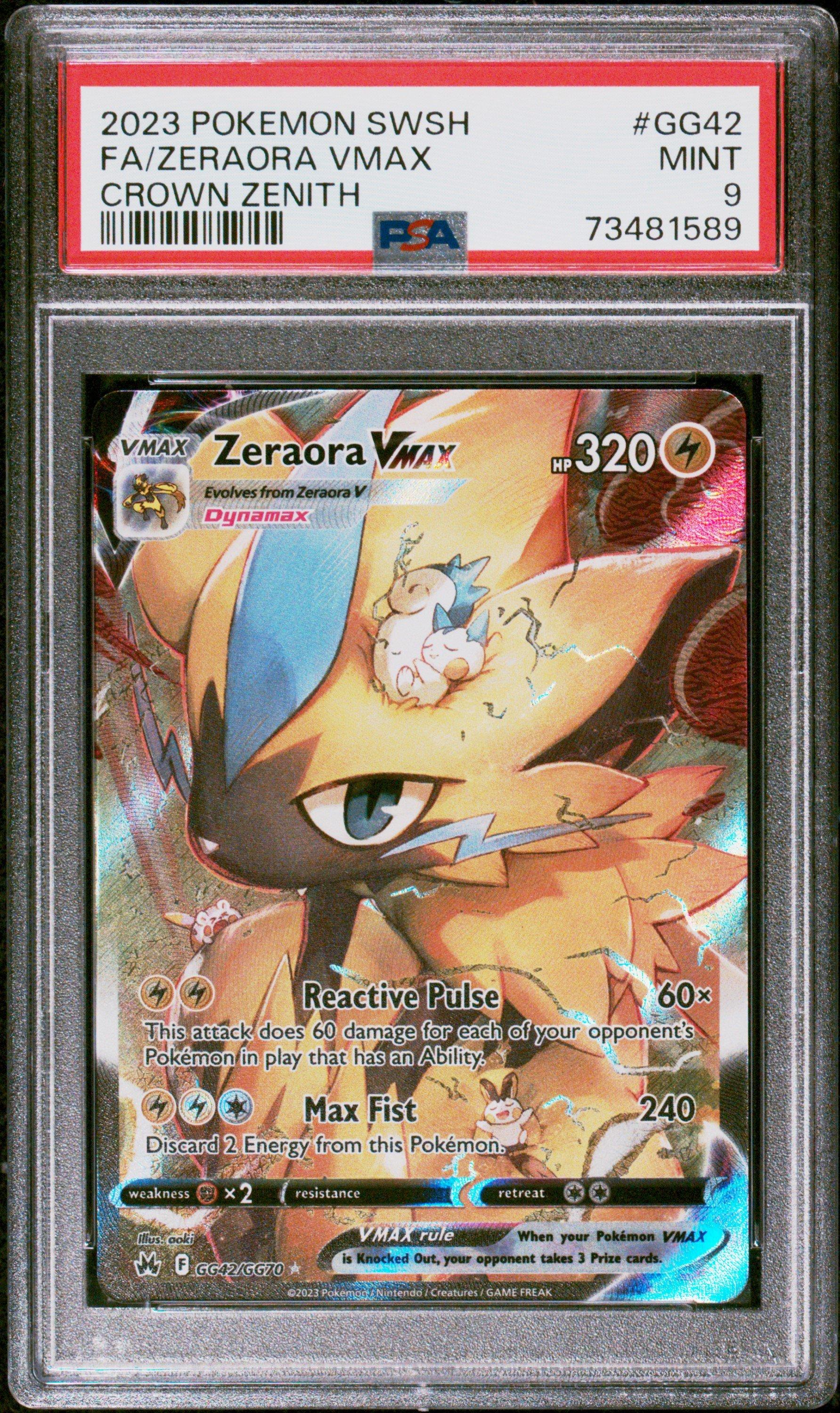 2023 Pokemon Sword And Shield Crown Zenith Gg42 Full Art/zeraora