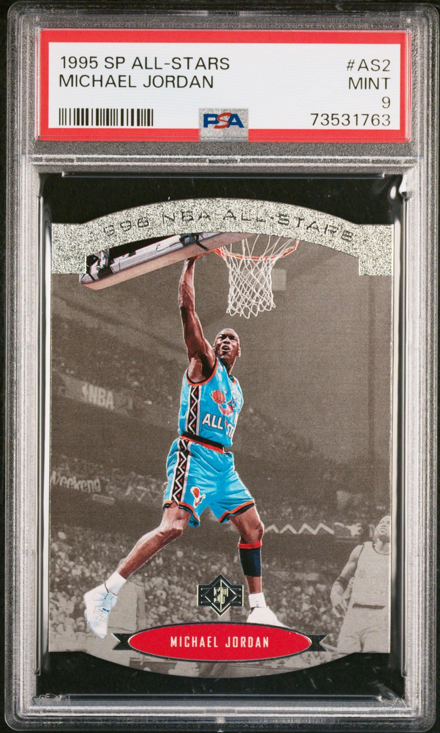 1995 Sp All-stars As2 Michael Jordan PSA 9 Graded Card | GameStop