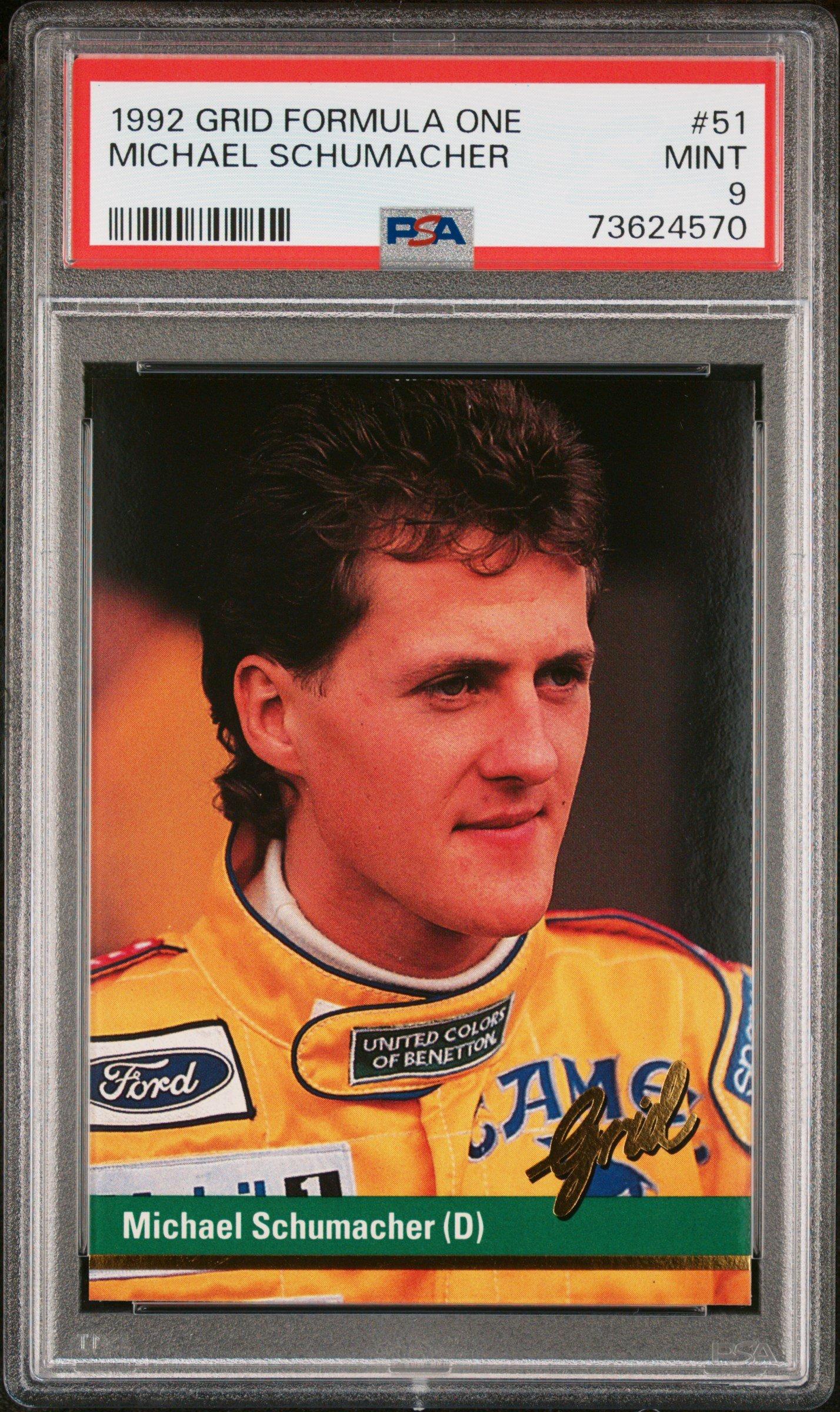 1992 Grid Formula One 51 Michael Schumacher PSA 9