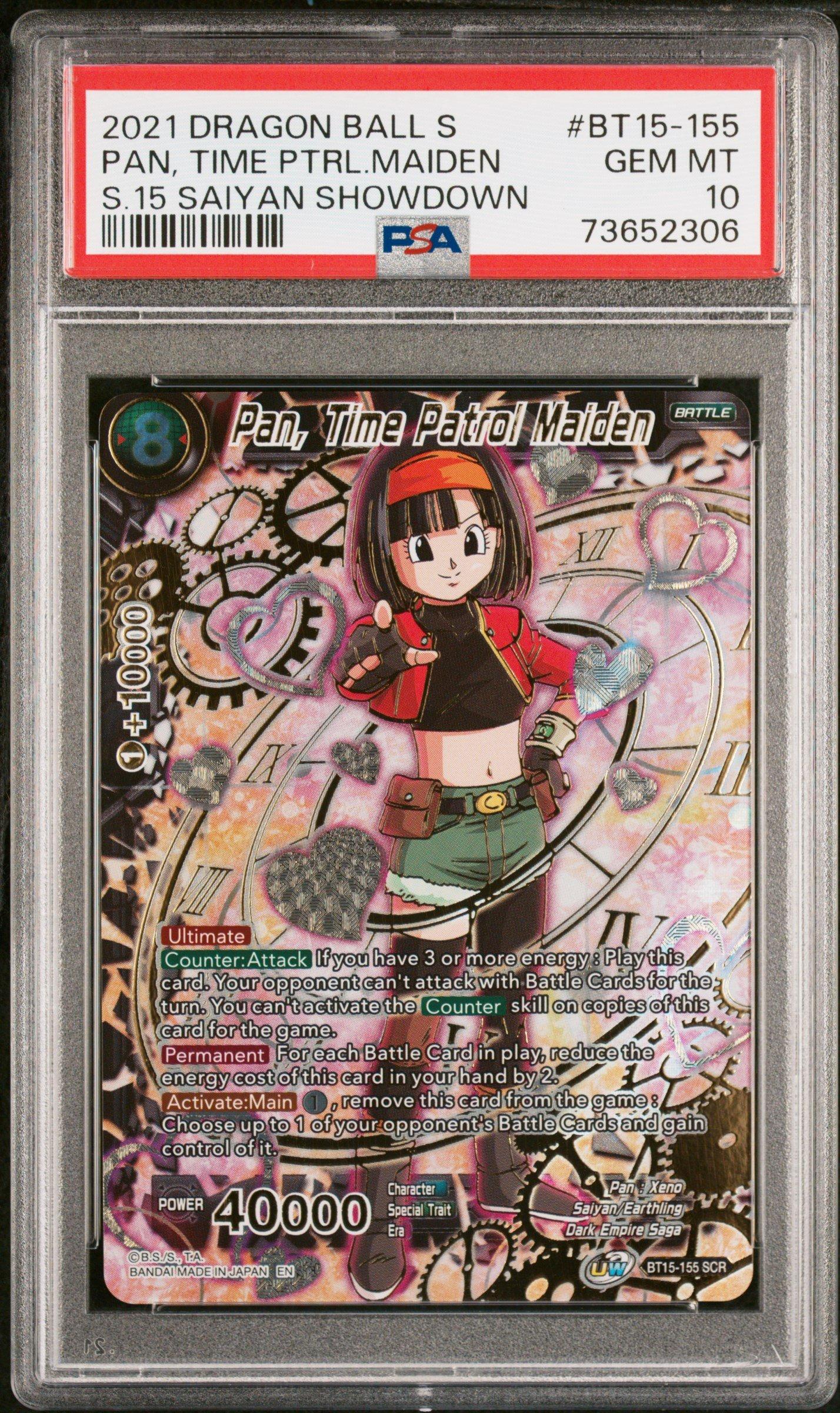Pan, Time Patrol Maiden パンゼノ　SEC 10/10 2021 Dragon Ball Super Card Game Series 15 Saiyan Showdown