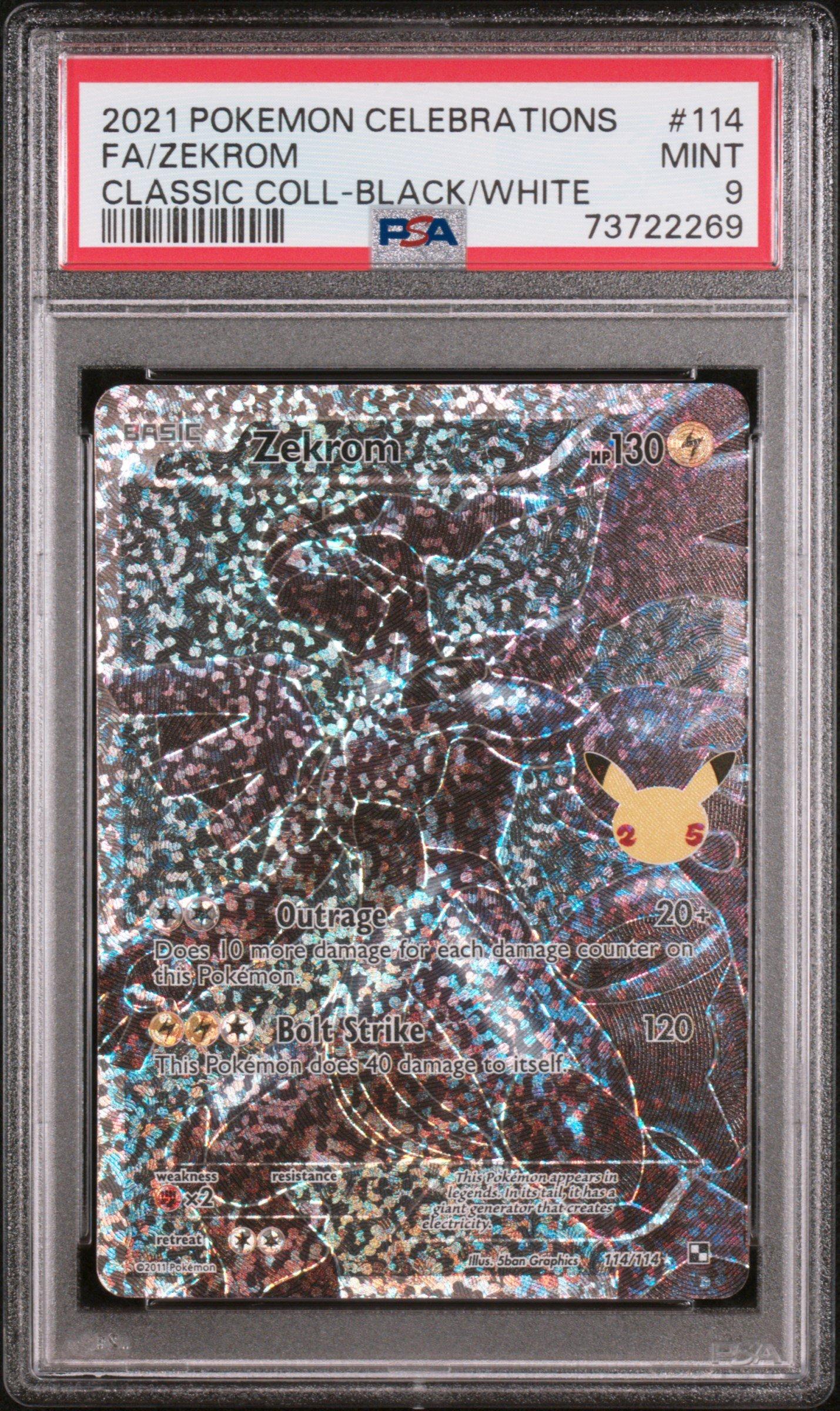 2021 Pokemon Celebrations Classic Collection 114 Full Art/zekrom