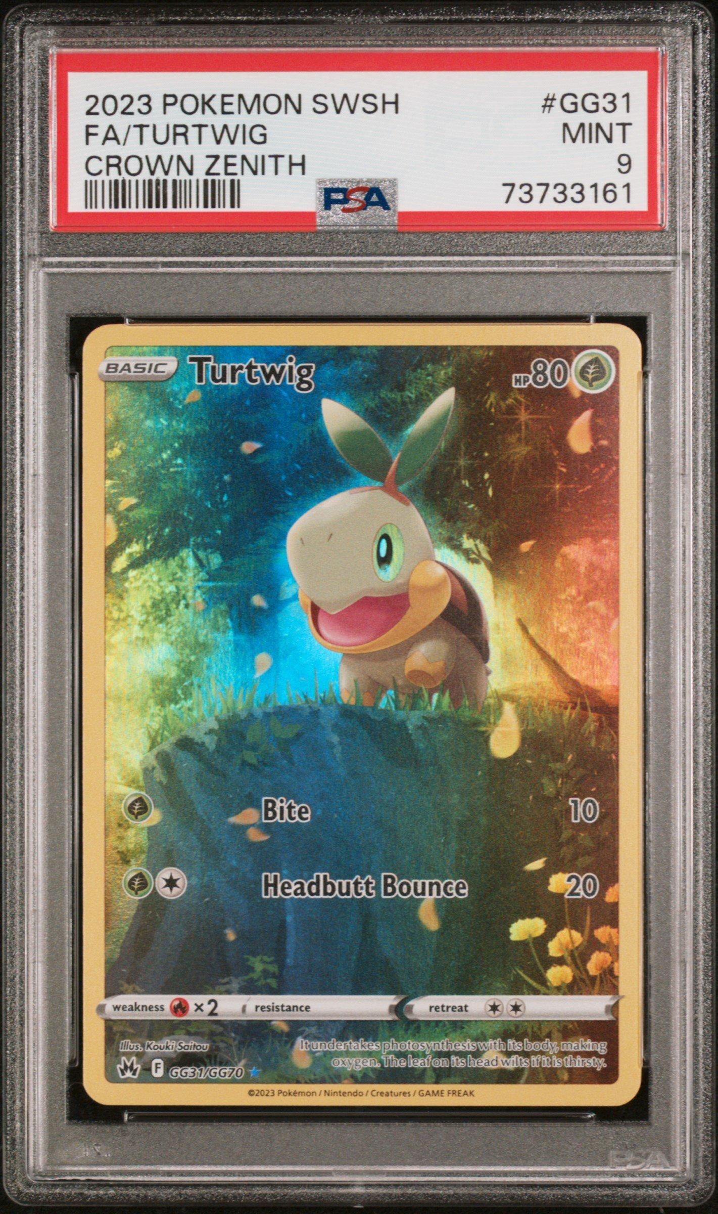 2023 Pokemon Sword And Shield Crown Zenith Gg31 Full Art/turtwig