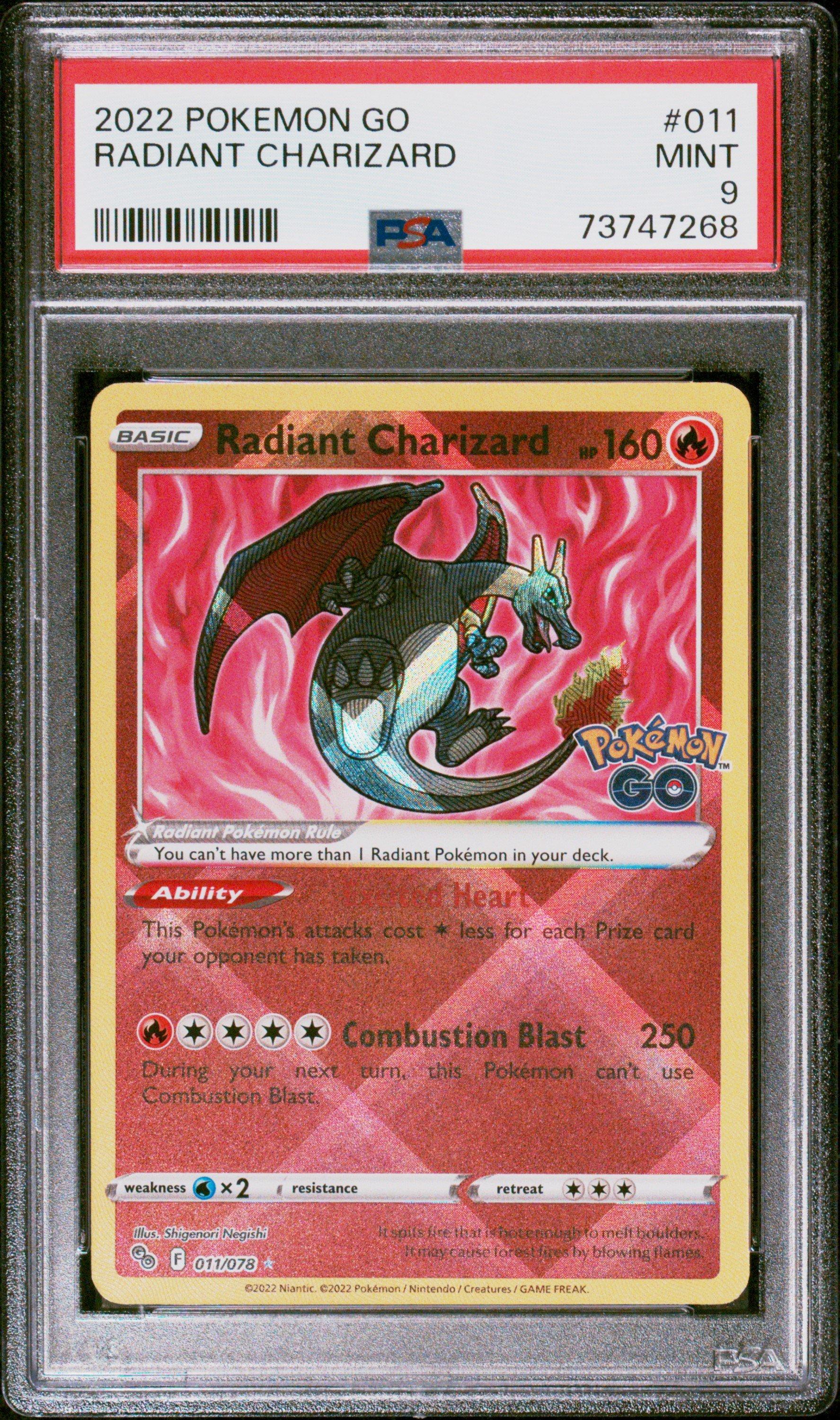 radiant charizard pokemon card value Amazon.com: Radiant Charizard - 011/078 - Pokemon Go main image 1