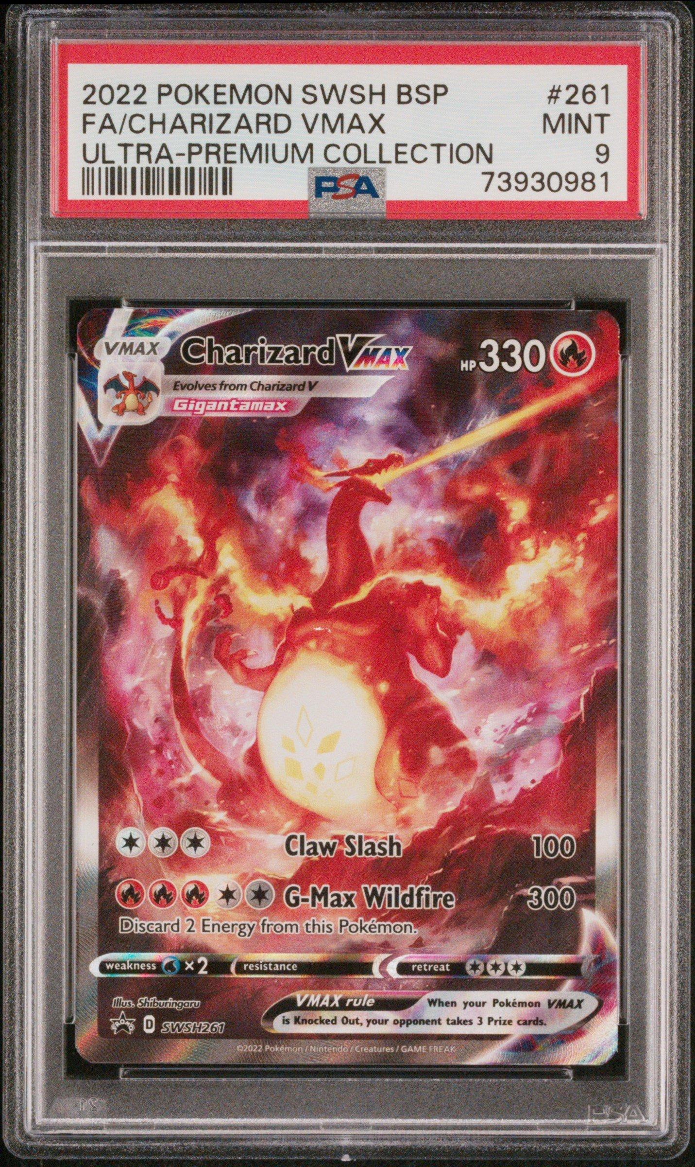 2022 Pokémon Charizard VMAX #261 2022 Pokemon Swsh Black Star Promo 261 Full Art/charizard Vmax