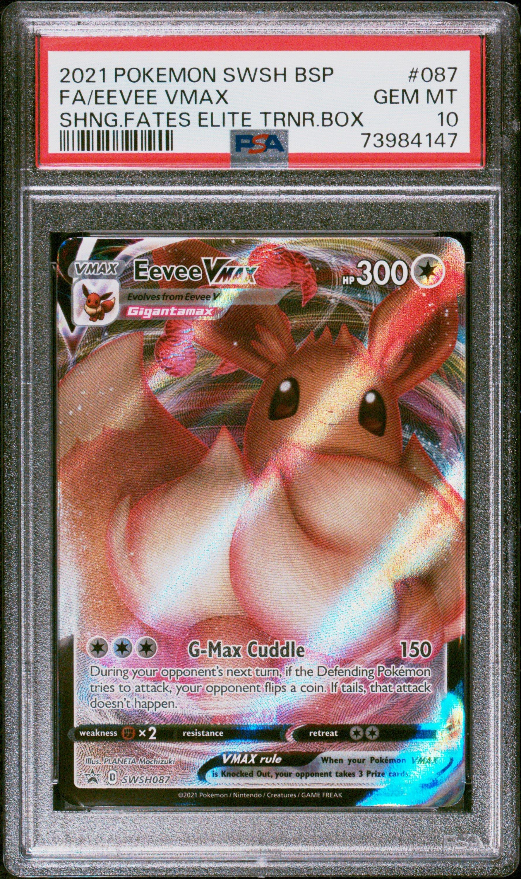 Pokemon Swsh Black Star Promo Full Art Eevee Vmax Shining