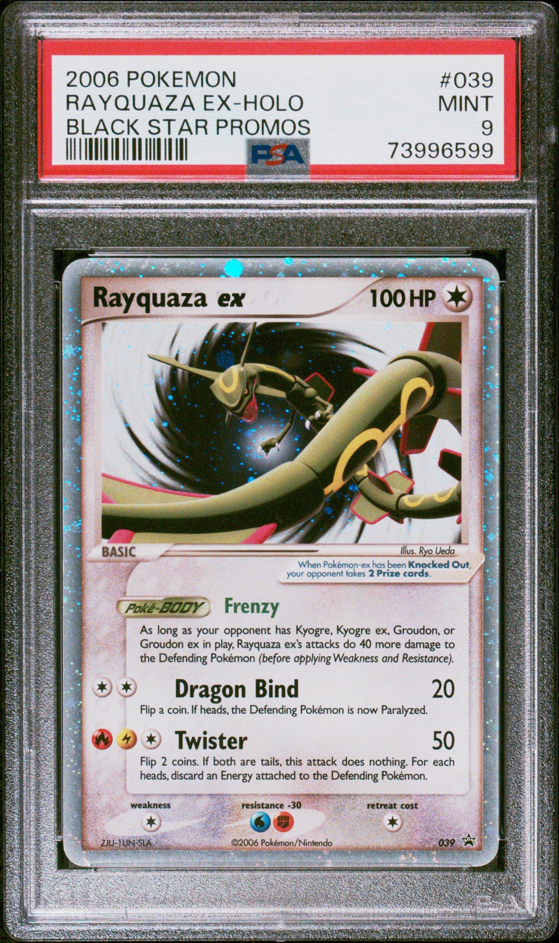 2006 Pokemon Black Star Promos 039 Rayquaza Ex PSA 9 | GameStop