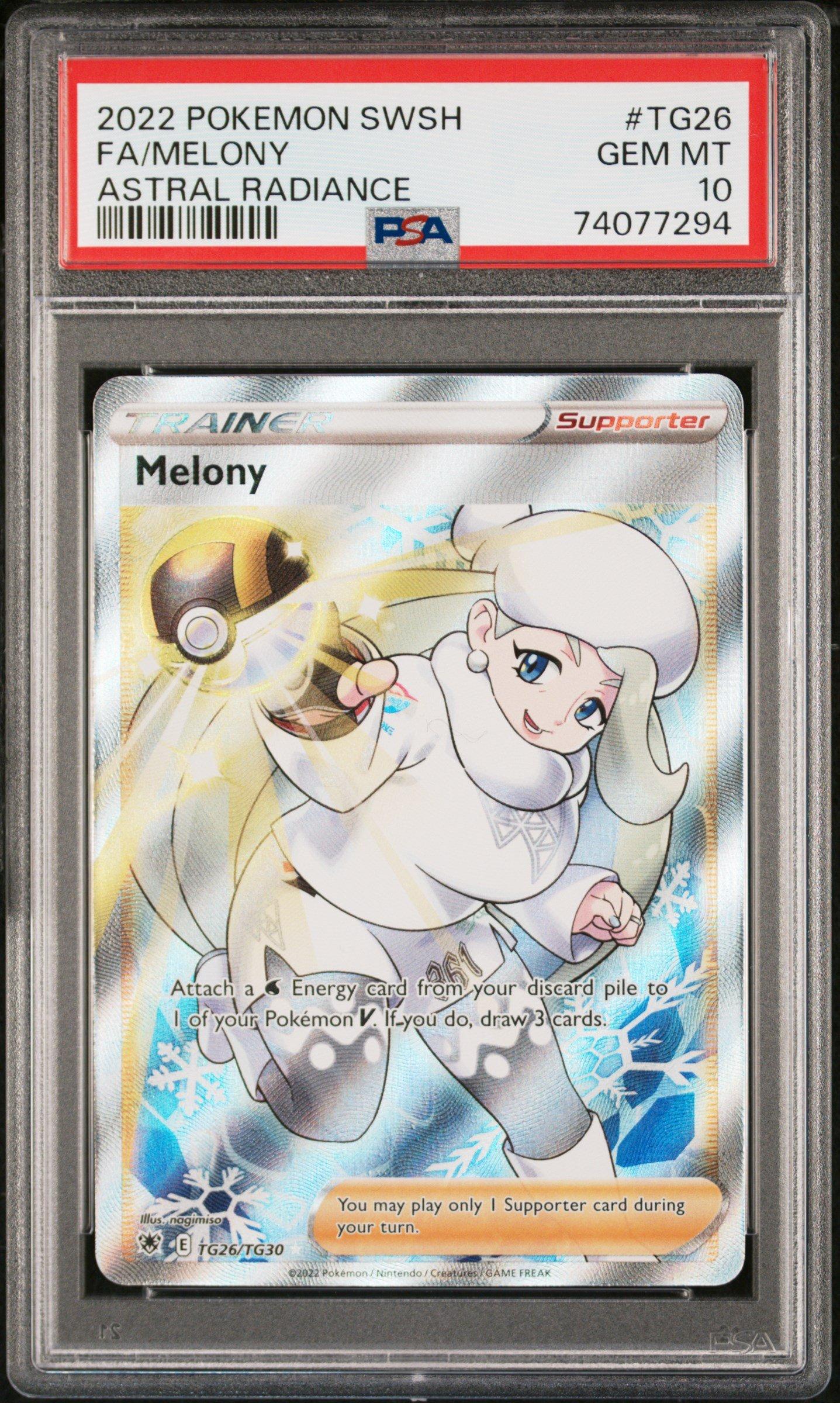2022 Pokemon Sword & Shield Astral Radiance Tg26 Full Art/melony