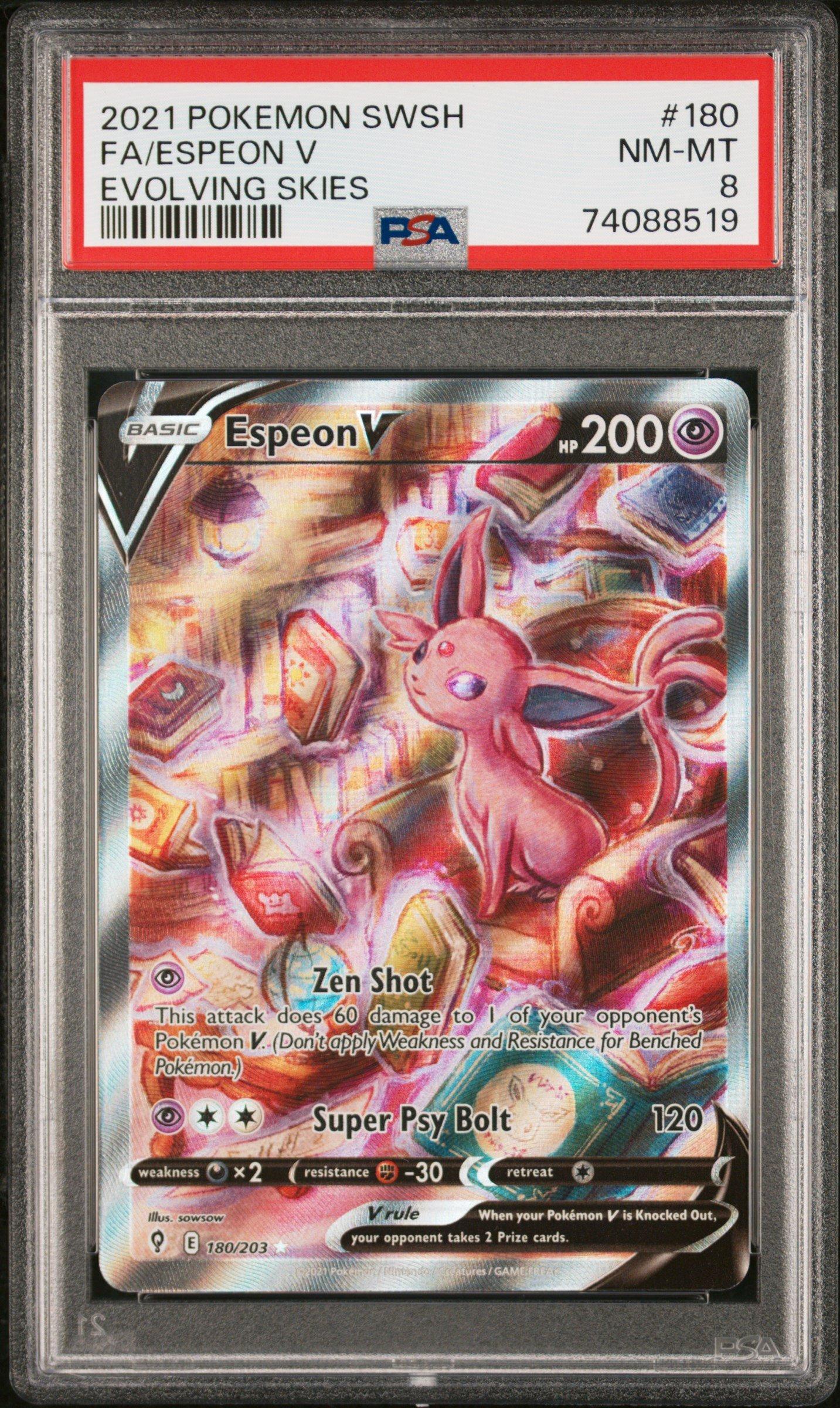 2021 Pokemon Sword & Shield Evolving Skies 180 Full Art