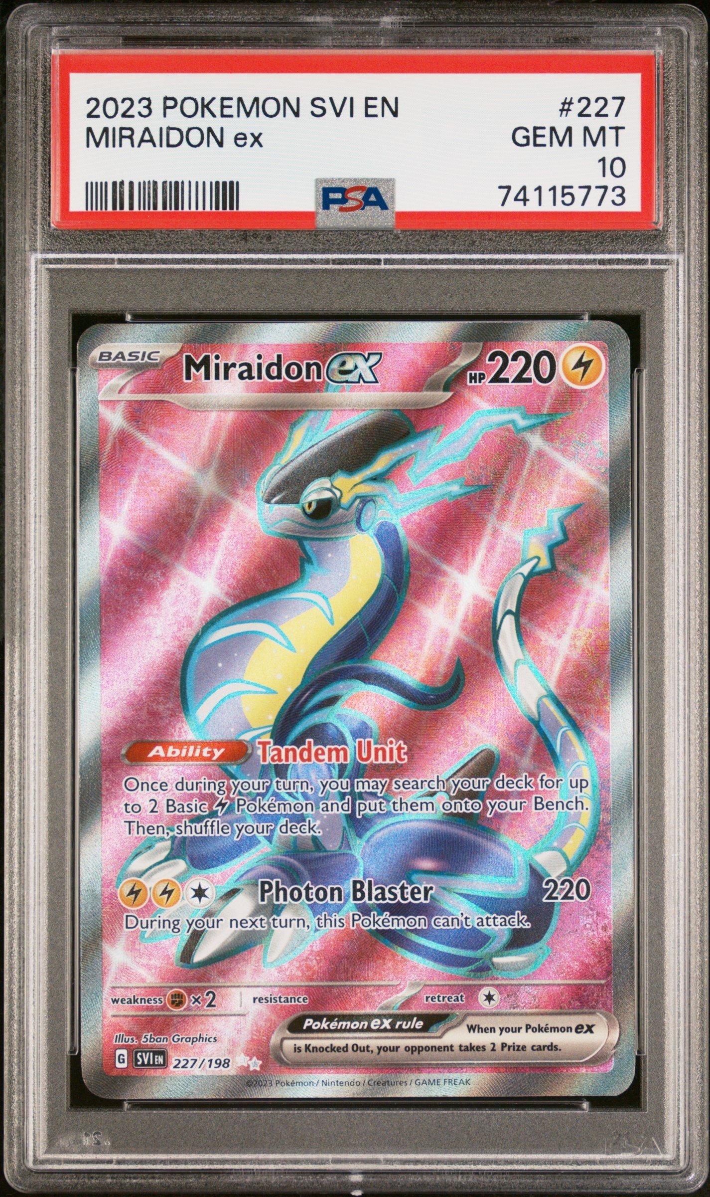2023 Pokemon Svi En-scarlet & Violet 227 Miraidon Ex Ultra Rare