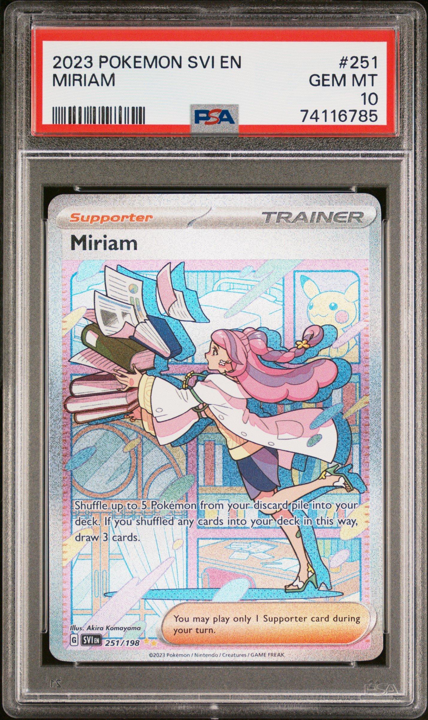 2023 Pokemon Svi En-scarlet & Violet 251 Miriam Special