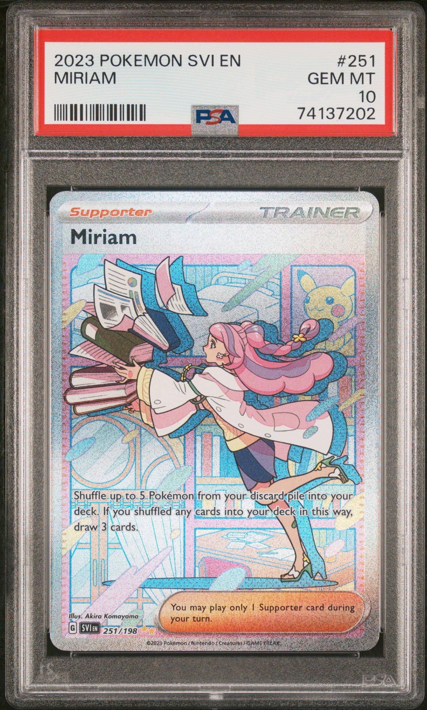 2023 Pokemon Svi En-scarlet & Violet 251 Miriam Special