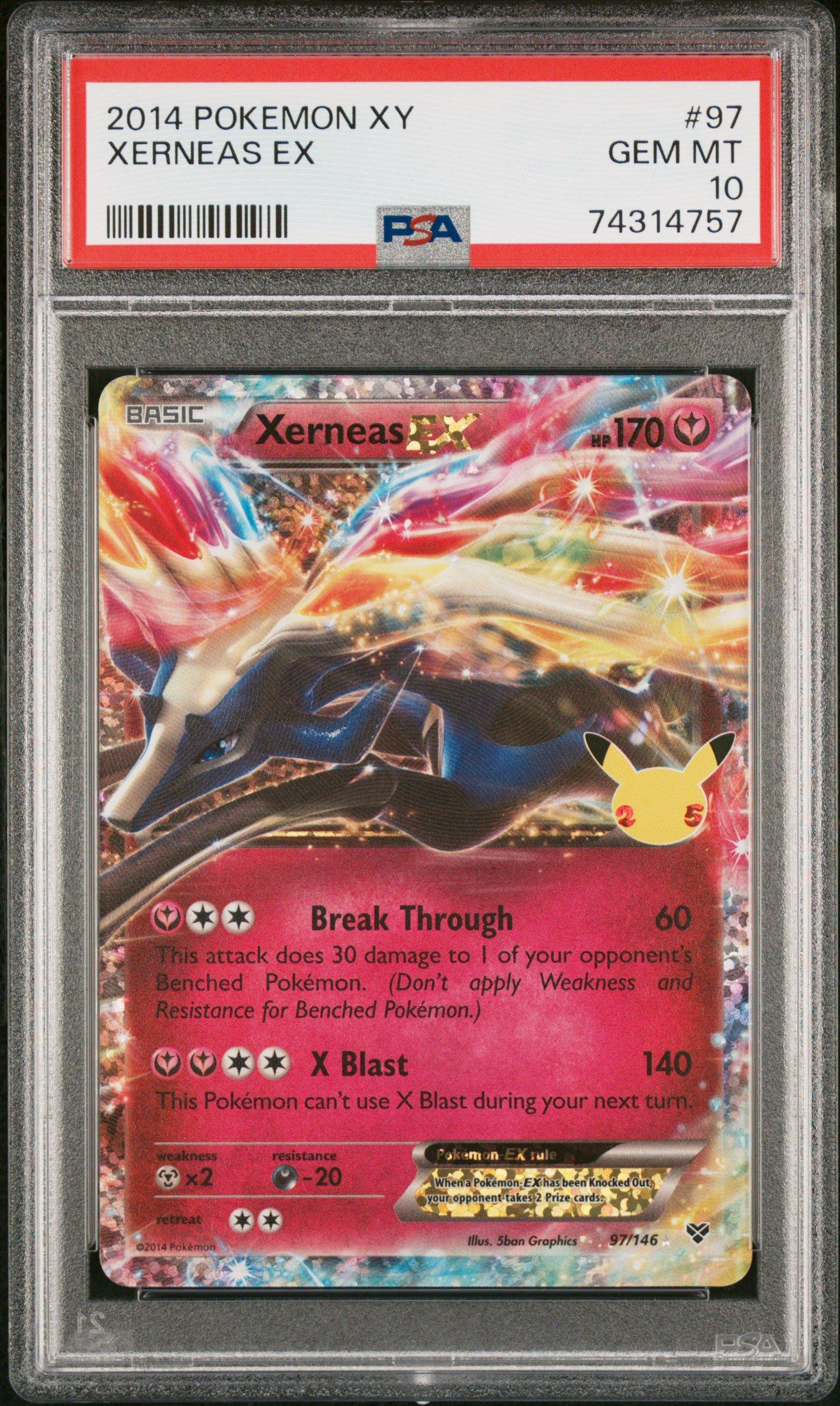 PSA10 ゼルネアス 25TH XERNEAS 25TH 2014 Pokemon Xy 97 Xerneas Ex PSA 10 Graded Card | GameStop