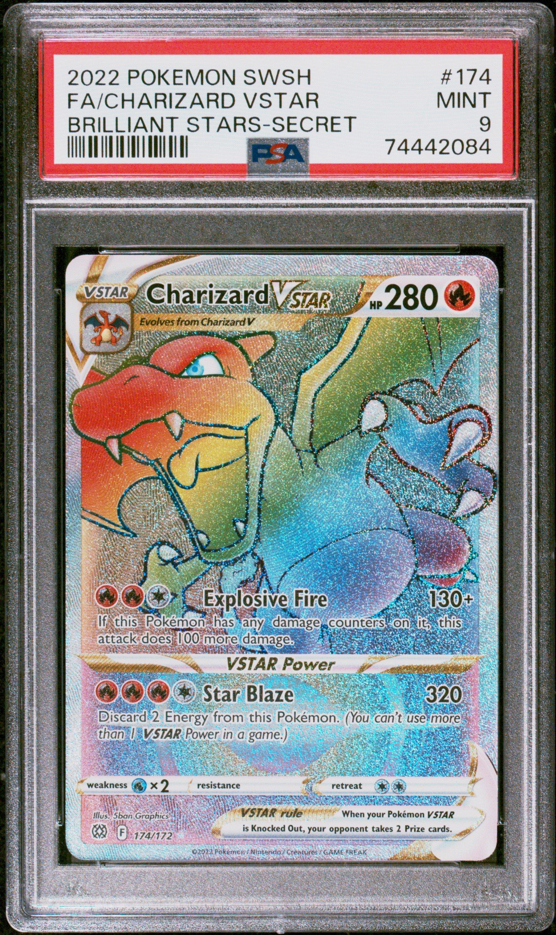 2022 Pokemon Sword & Shield Brilliant Stars 174 Full Art/charizard