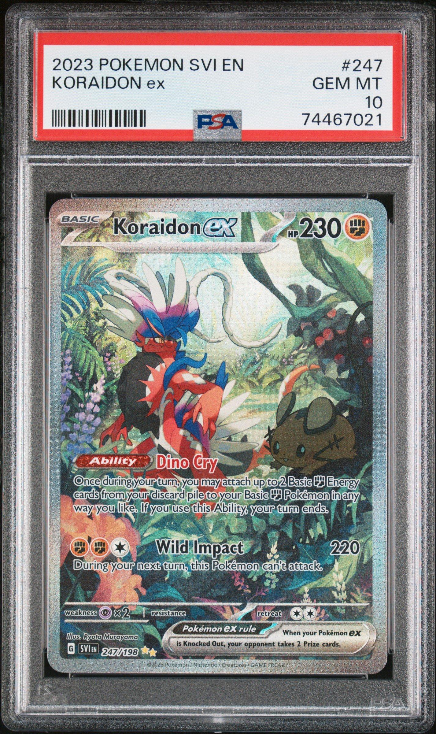 2023 Pokemon Svi En-scarlet & Violet Koraidon Ex PSA