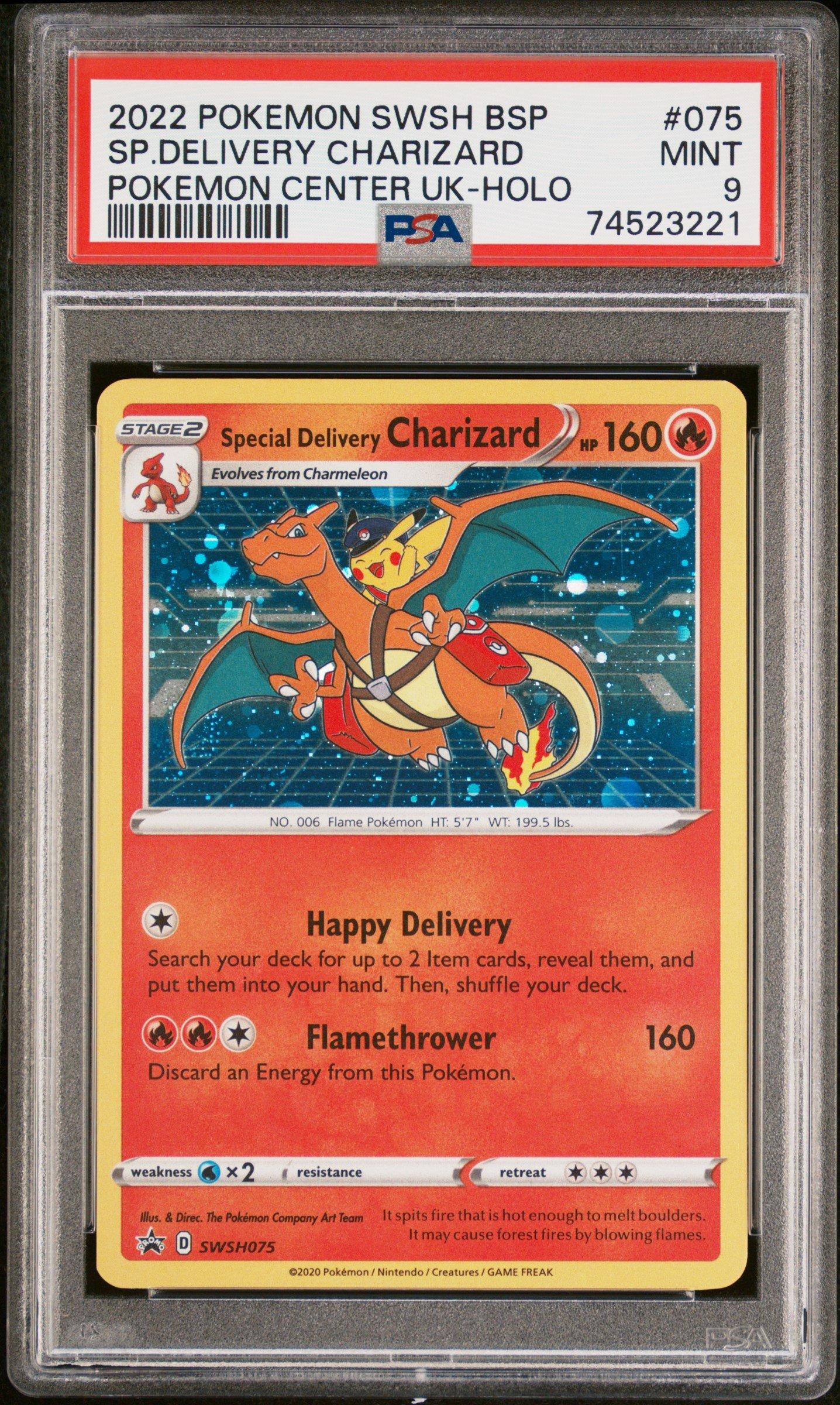 2022 Pokemon Swsh Black Star Promo 075 Special Delivery Charizard-holo ...