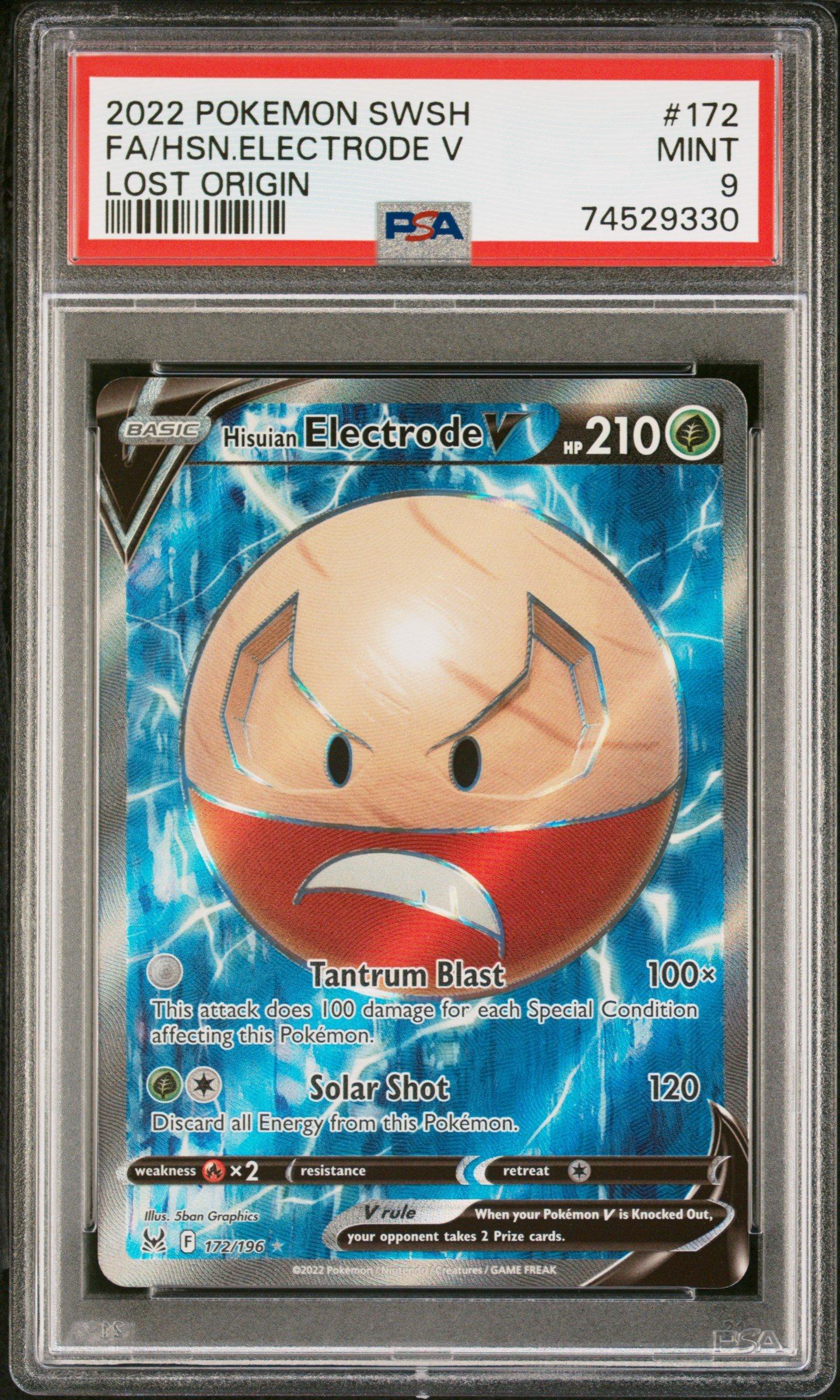 2022 Pokemon Sword & Shield Lost Origin 172 Full Art/hisuian