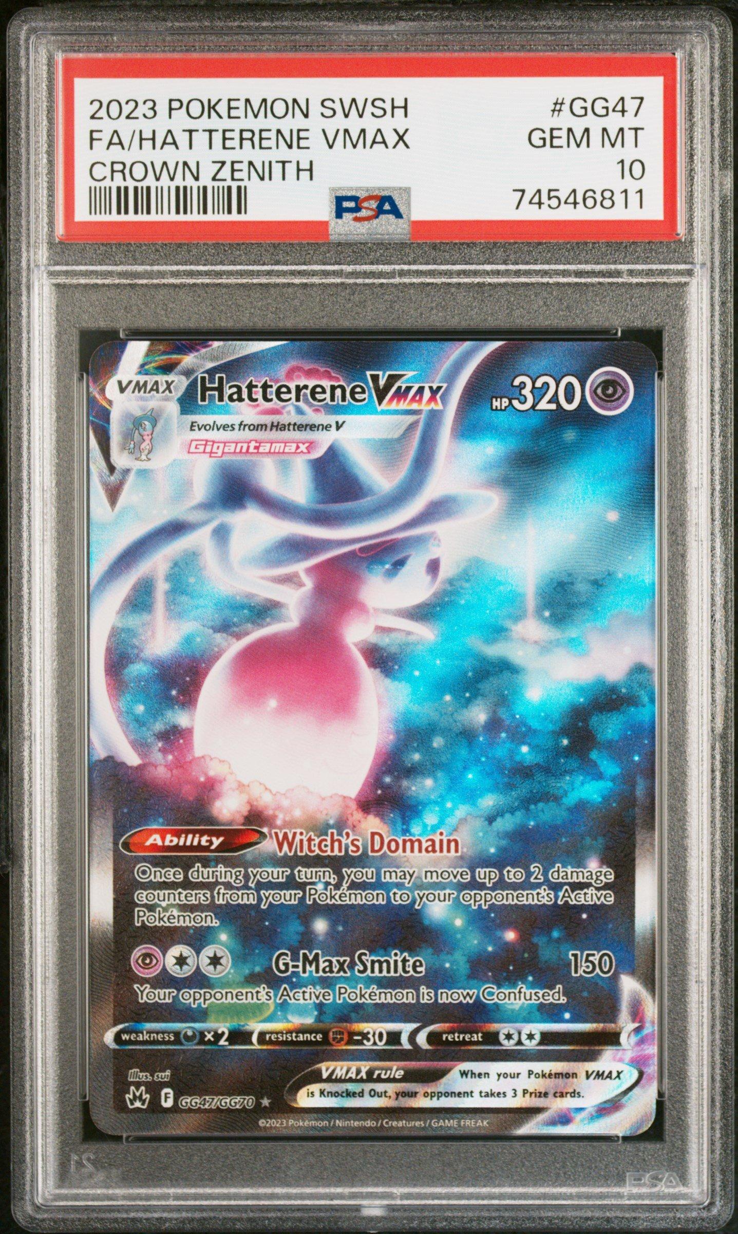 2023 Pokemon Sword And Shield Crown Zenith Gg47 Full Art/hatterene