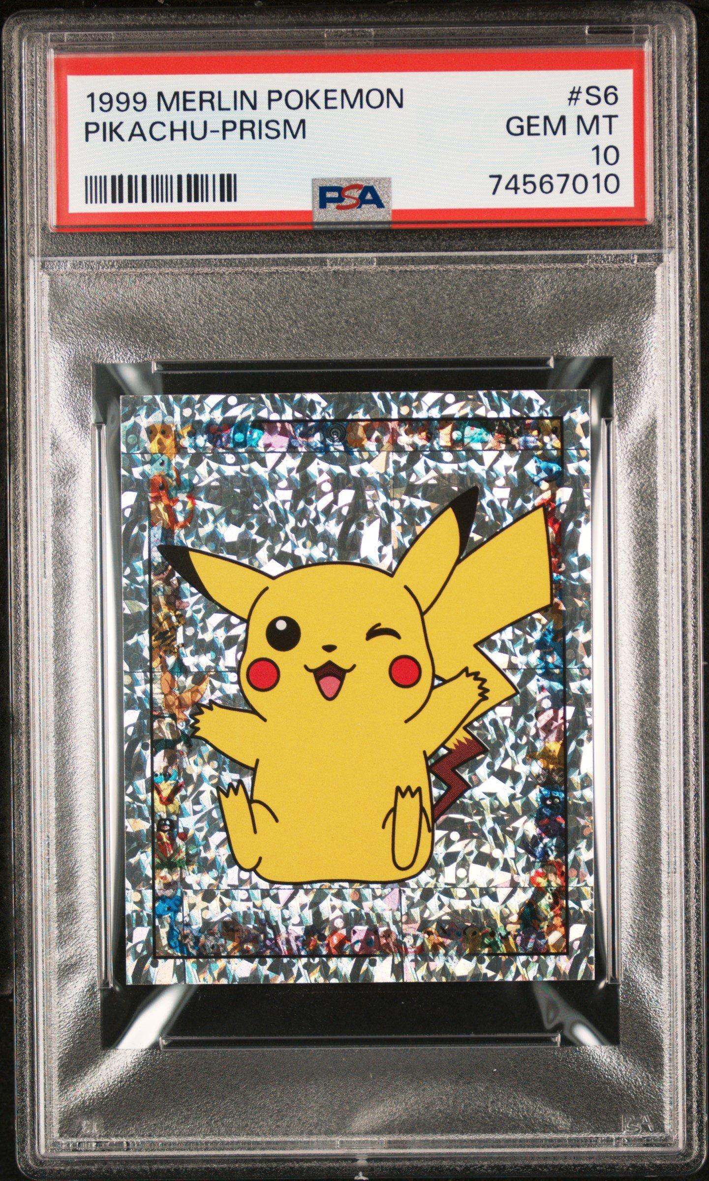 1999 Merlin Pokemon S6 Pikachu-prism PSA 10 Graded Card | GameStop