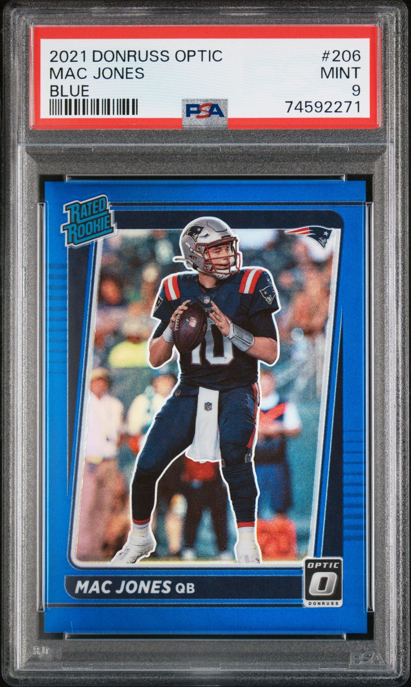 mac jones graded rookie card Amazon.com: 2021 Panini Legacy #145 Mac Jones RC Rookie Card Alabama  Crimson Tide Official NFL Football Trading Card in Raw (NM or Better)  Condition : Collectibles & Fine Art main image 0
