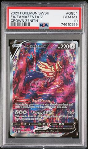2023 Pokemon Sword And Shield Crown Zenith Gg54 Full Art/zamazenta