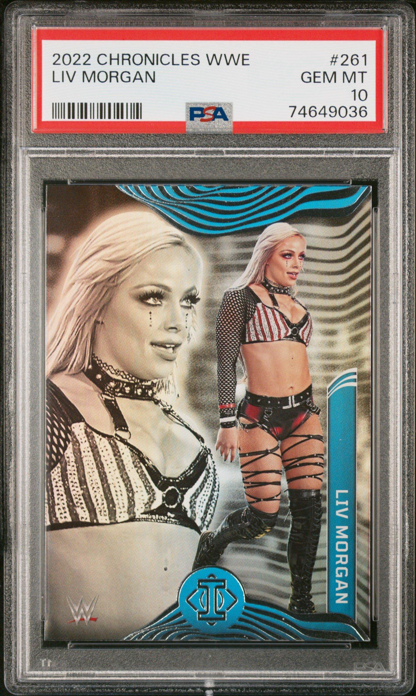 2022 Panini Chronicles Wwe 261 Liv Morgan PSA 10